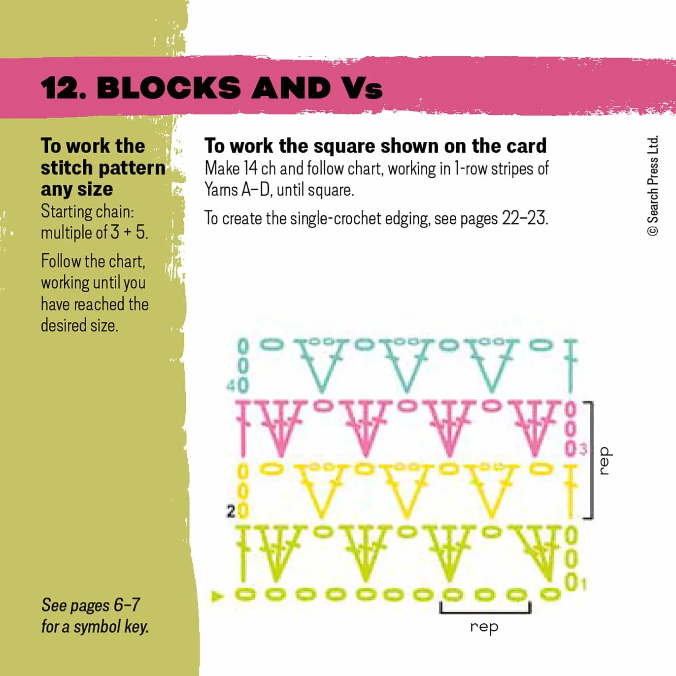 The Granny Square Stitches Card Deck™: 50 Mix and Match Designs