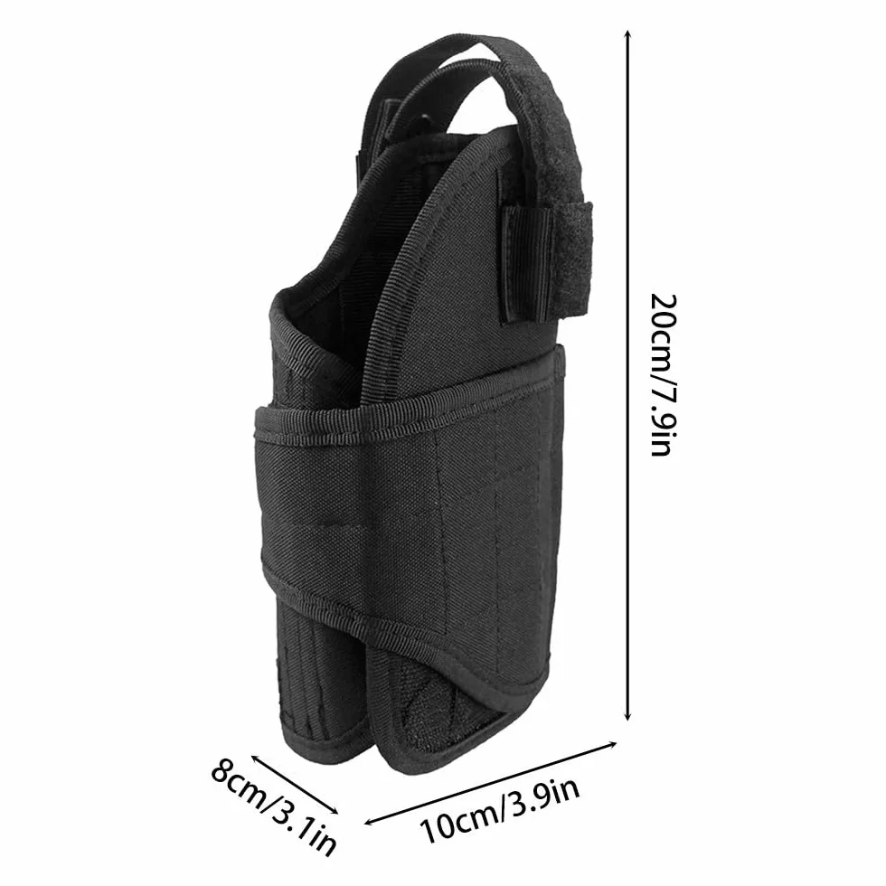 Kabura pistoletowa regulowana 20x9 cm do pasa airsoft paintball trening taktyczny