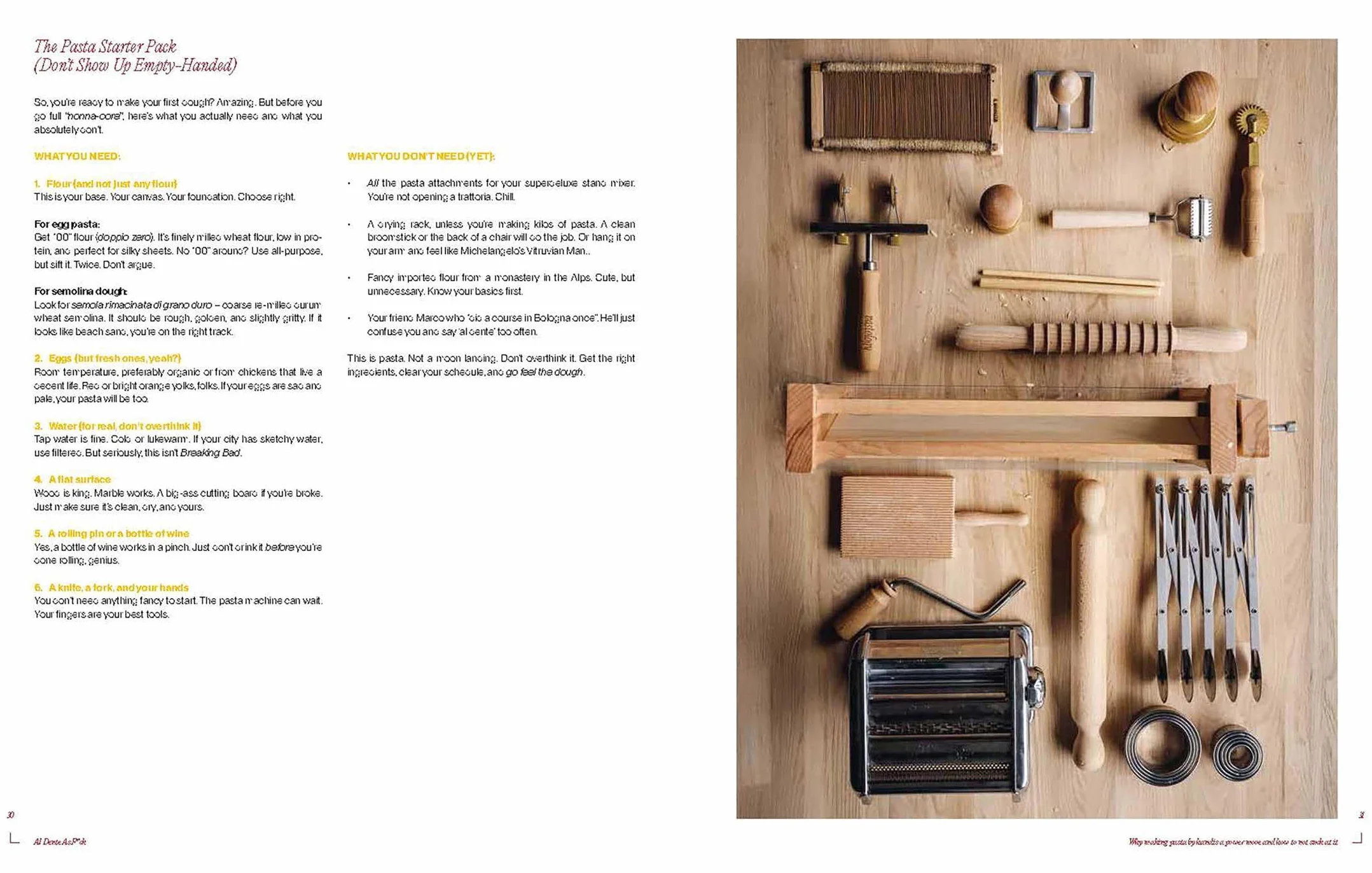 Al dente as fuck /anglais: Handmade Pasta That Makes Chefs Swear and Nonnas Proud