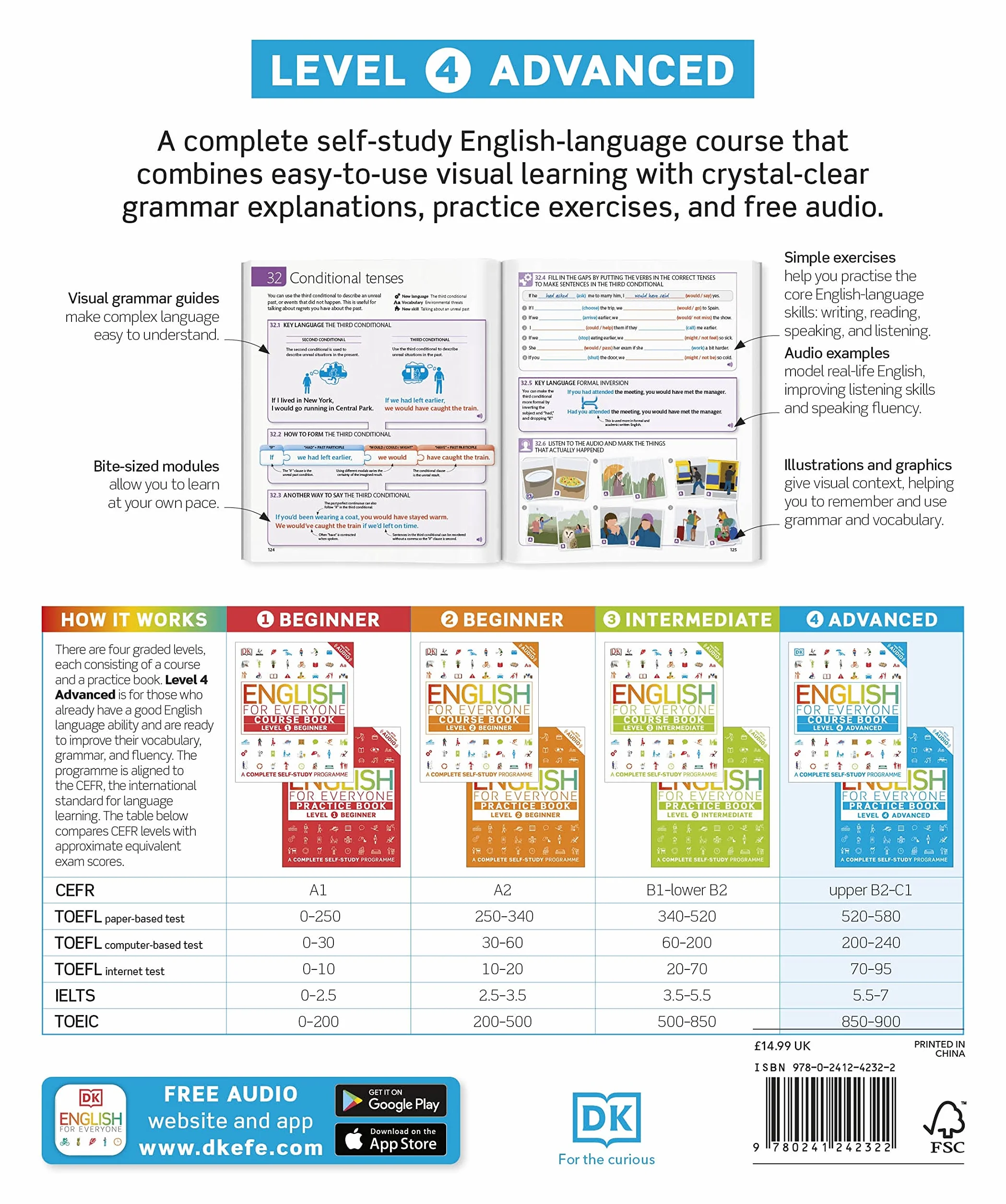 English for Everyone Course Book Level 4 Advanced: A Complete Self-Study Programme