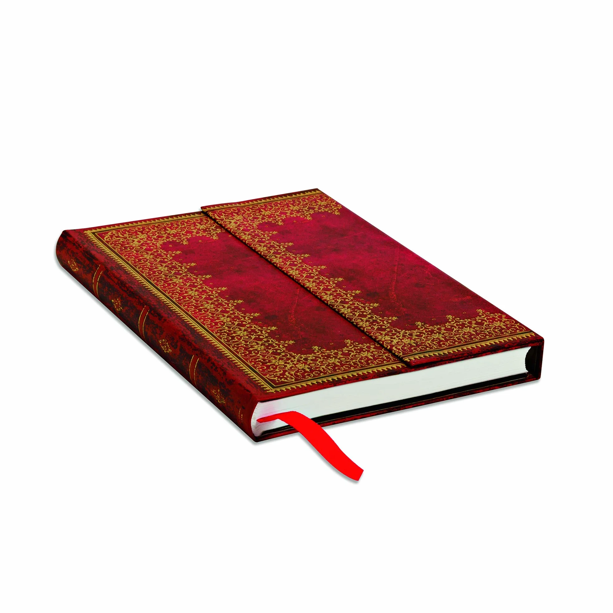 Carnet rigide Paperblanks Feuille d'Or Flexi Mini Ligné 176p.: Mini Flexi Wrap Lined
