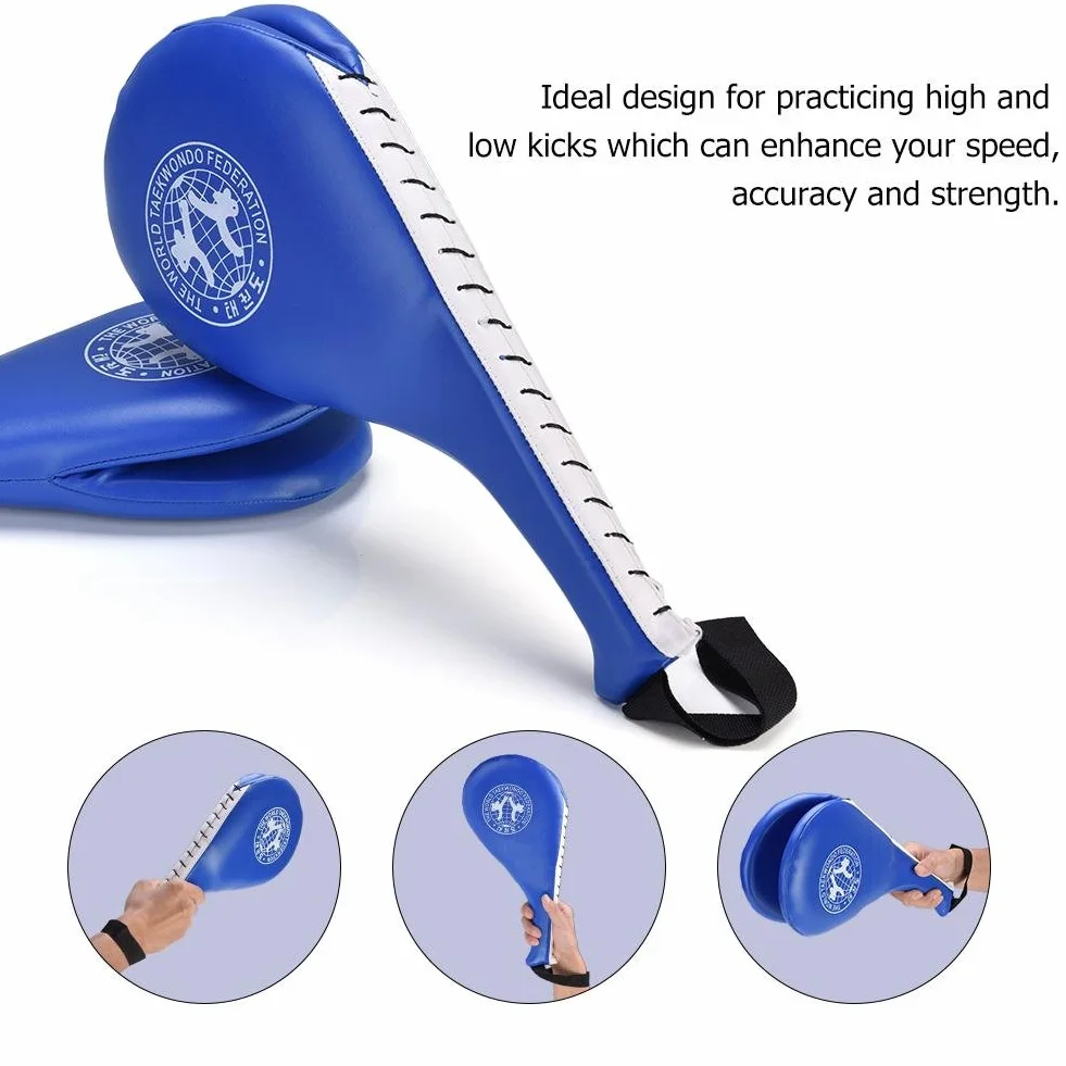 Taekwondo Pads, 1 para kickpadów cel PU trwałe taekwondo kopanie sztuki walki boks taekwondo pad trening