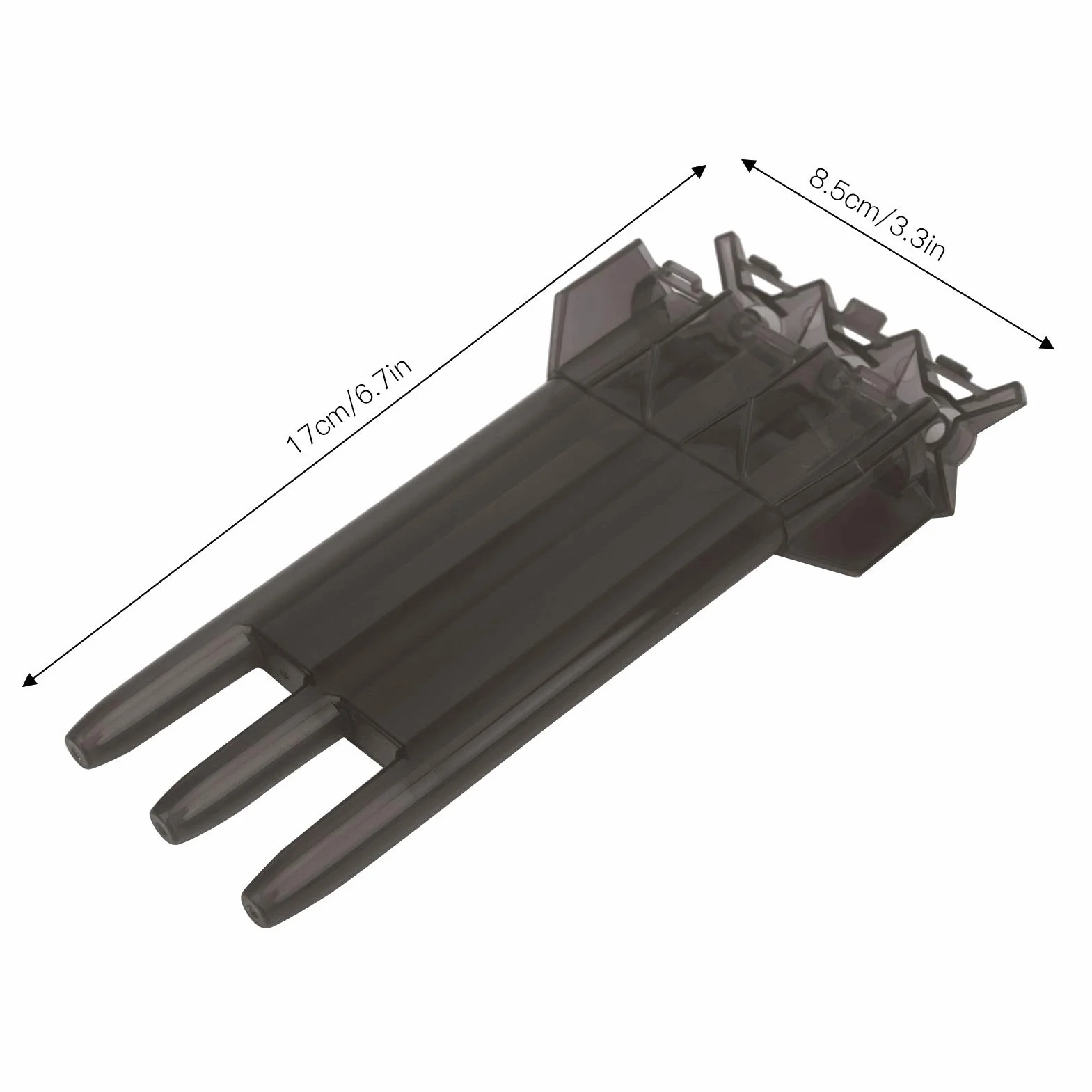 Keenso przenośne etui aluminiowe do rzutek, 3 rzutki, czarne