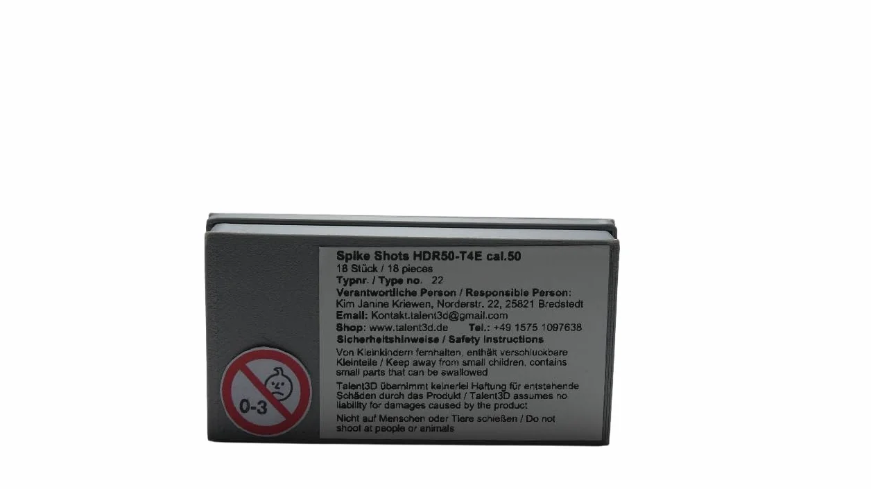 HDR50 Spike Shots Cal.50 Ammunition Slugs