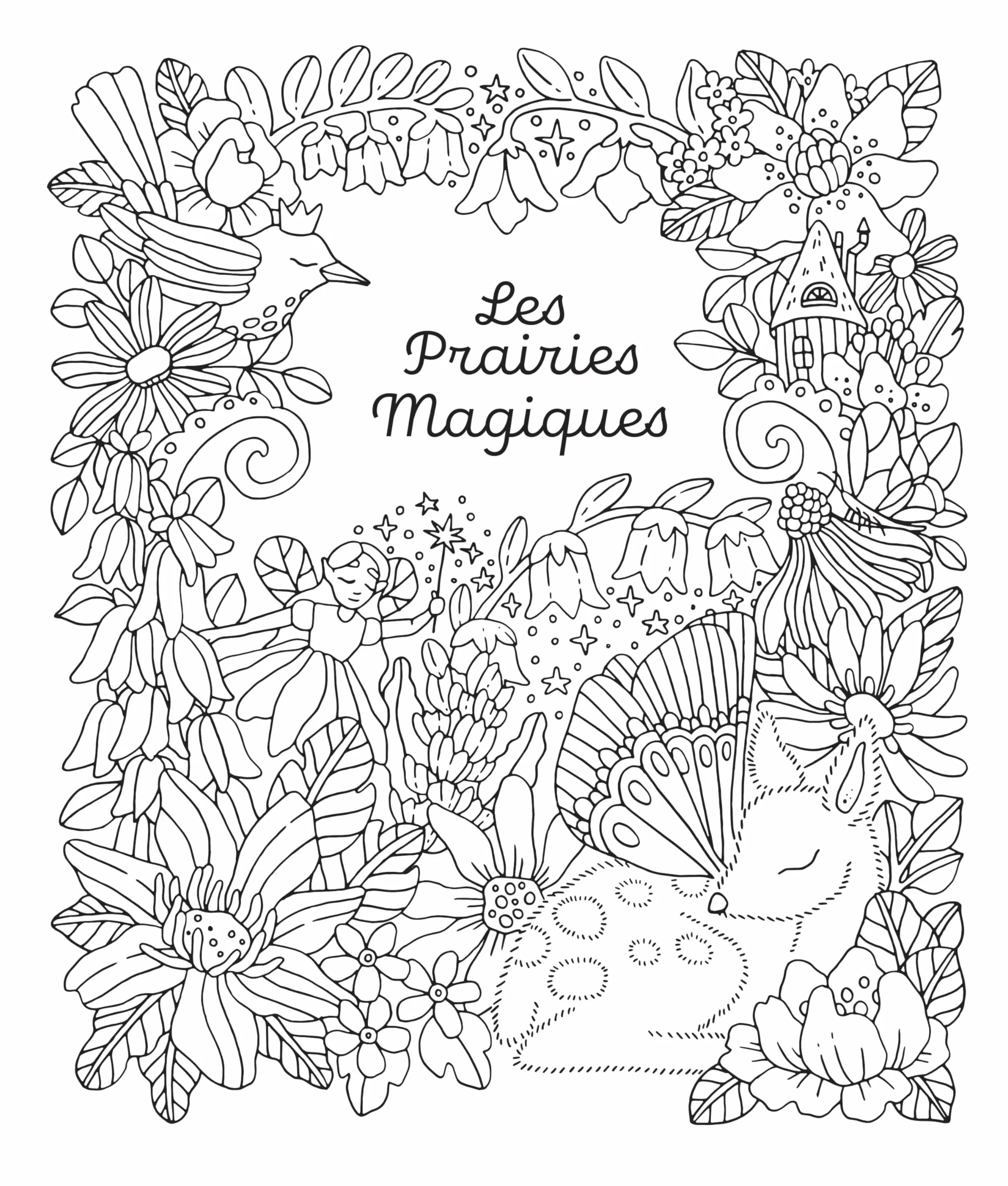 Royaume fantastique à colorier: Prairies magiques, Royaume majestueux, Baie des sirènes