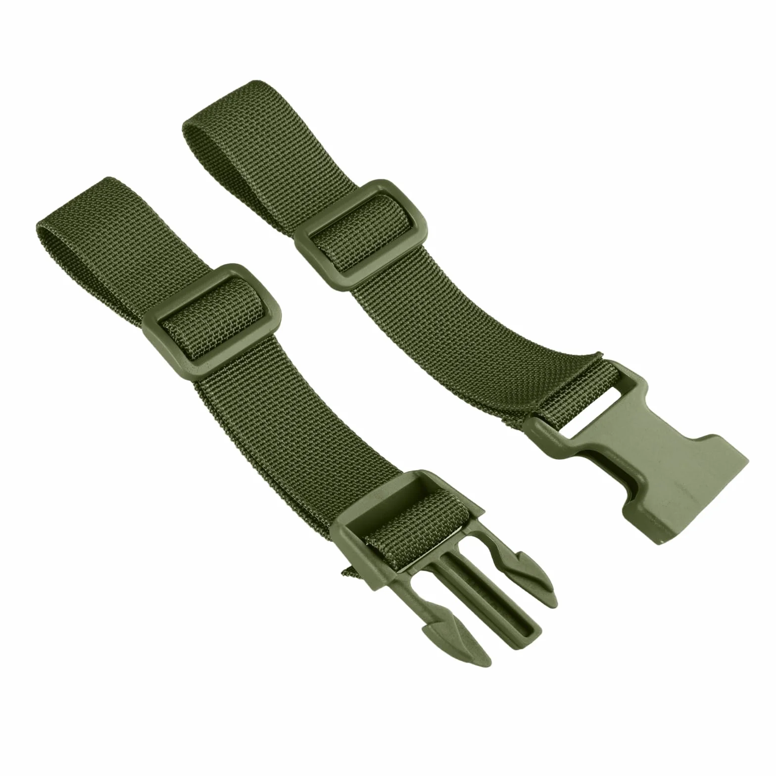 TRIWONDER Plecak taktyczny pas piersiowy regulowany 25 mm 2 szt Zieleń wojskowa