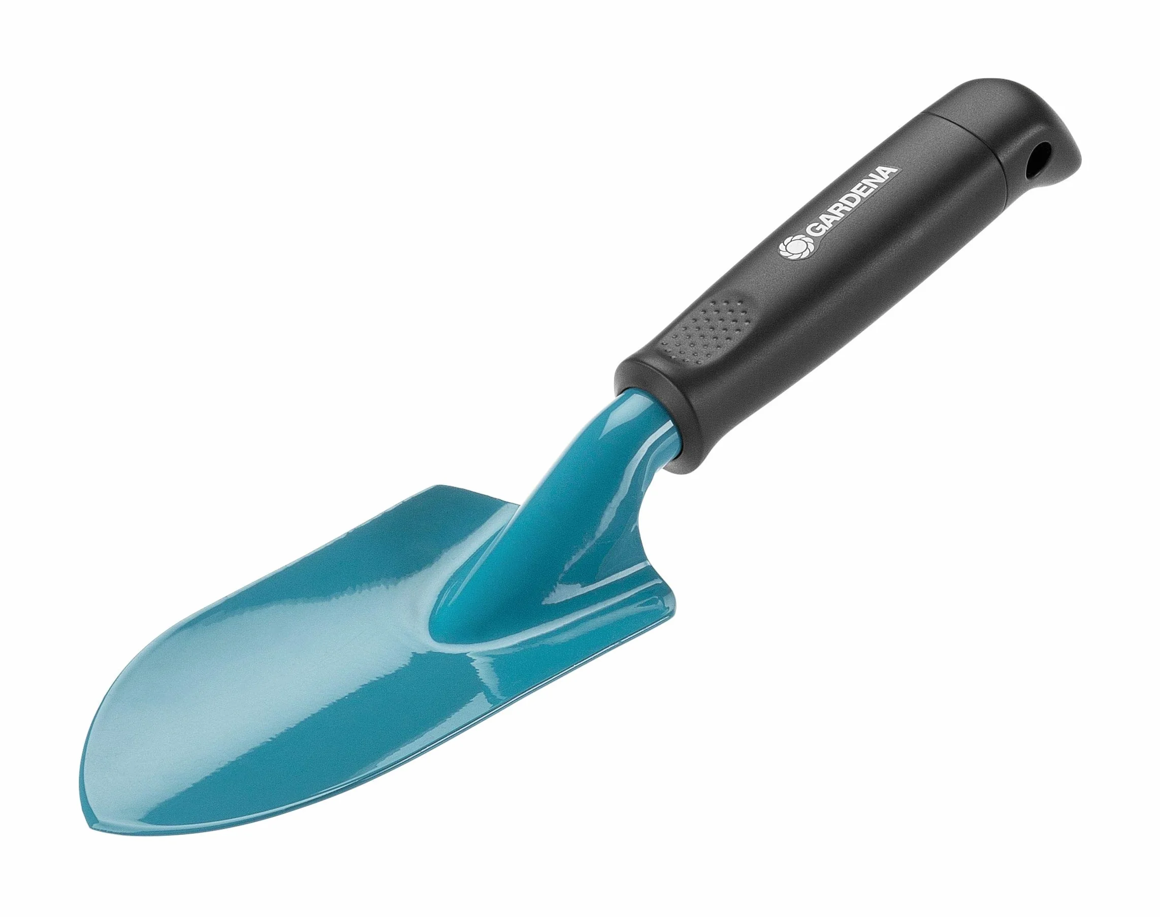Gardena Classic łopatka do kwiatów: uniwersalna łopatka do sadzenia i przesadzania roślin, wysokiej jakości stal, zabezpieczona przed korozją, z ergonomiczną rękojeścią, szer. robocza 8 cm (8950-20)