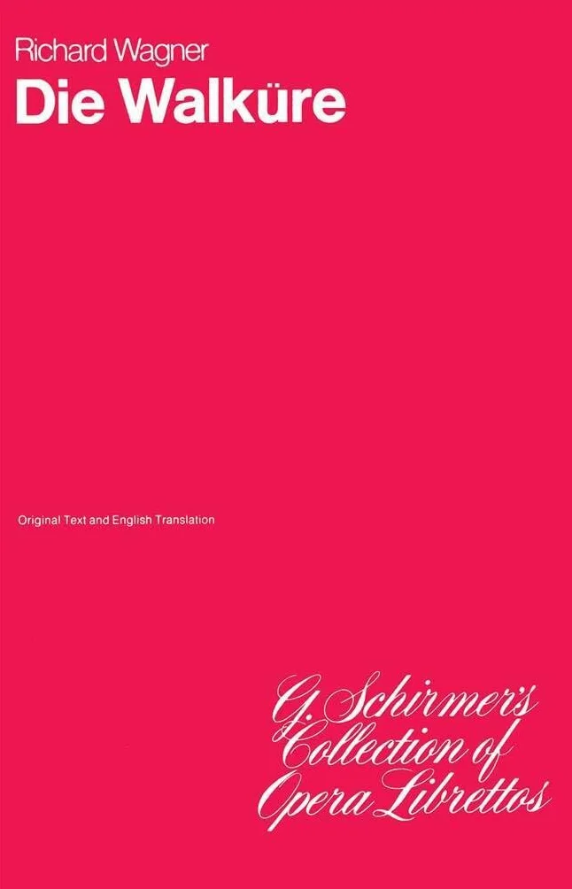 Richard wagner: die walkure (libretto) livre sur la musique