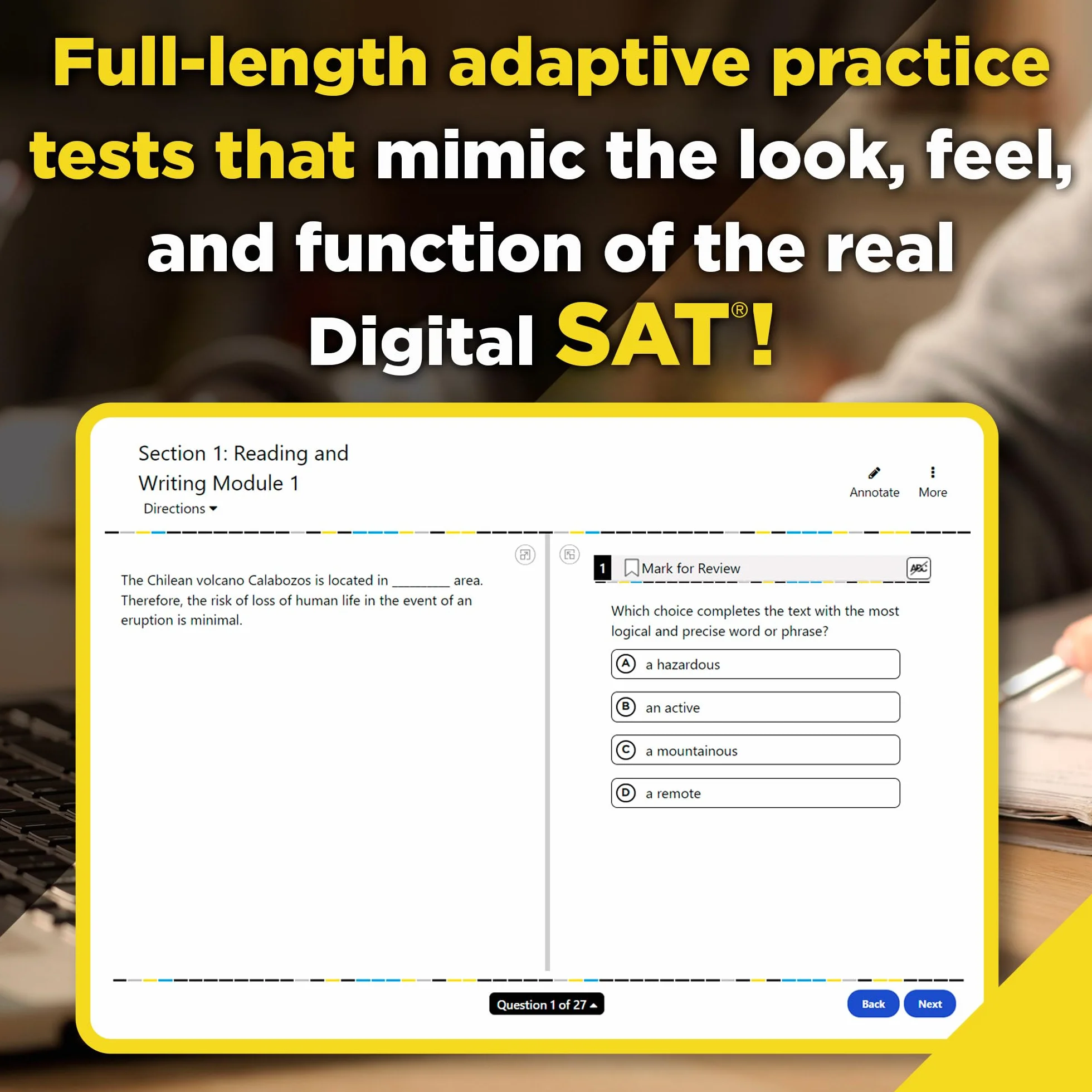 Princeton Review Digital SAT Premium Prep, 2025: 5 Full-Length Practice Tests (2 in Book + 3 Adaptive Tests Online) + Online Flashcards + Review & Tools (2025)