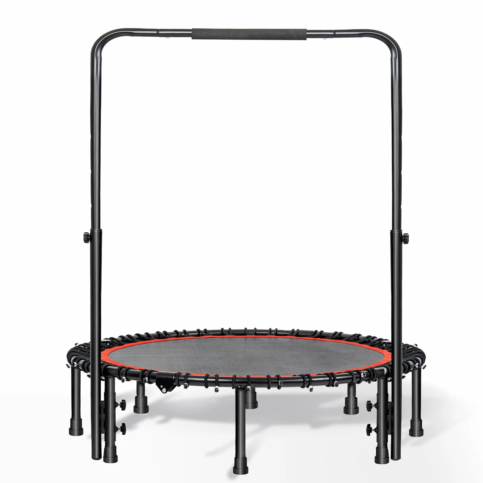 Trampolina fitness 48 cali dla dorosłych czerwona