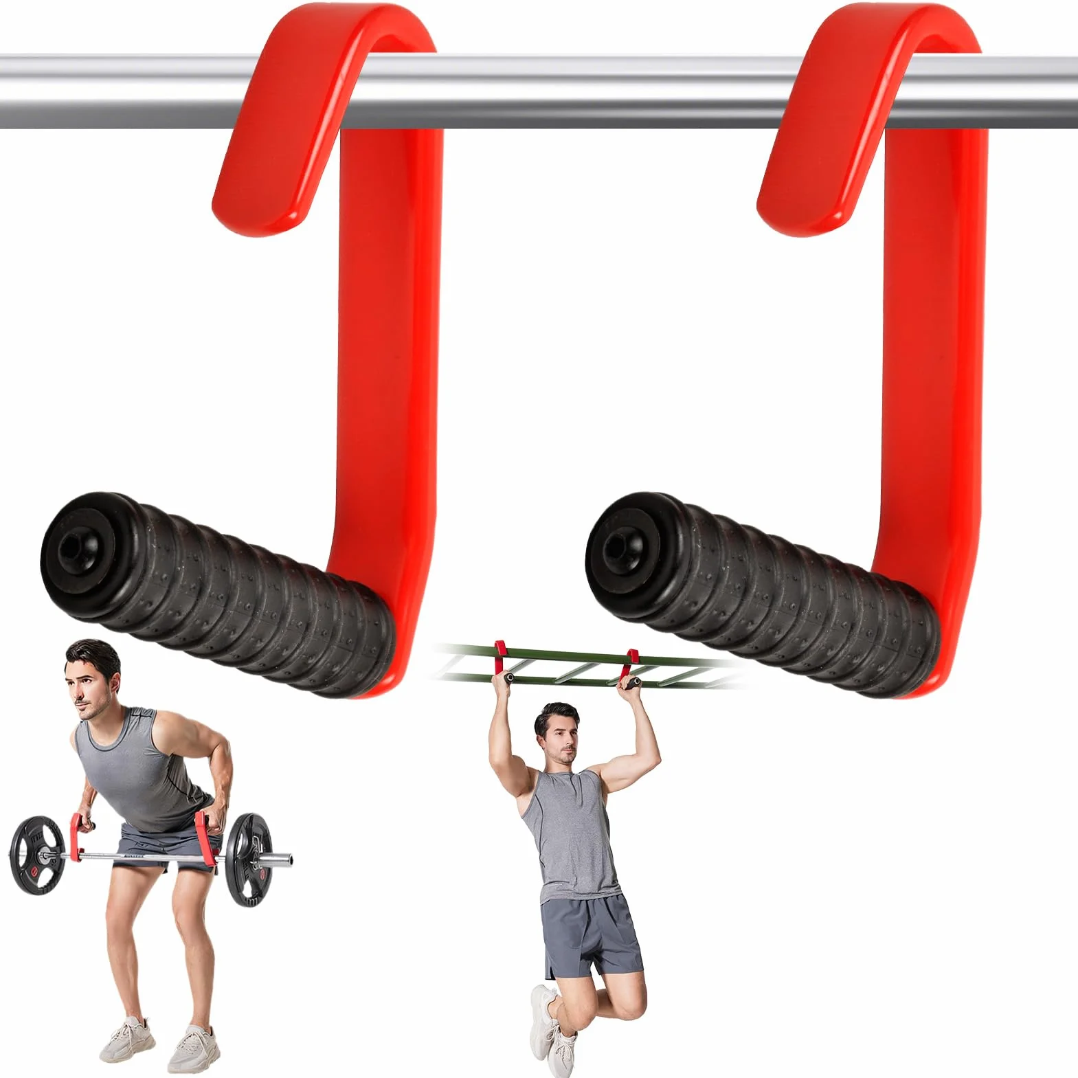 2 szt. Übung Griff, C ukształtowany uchwyt do podciągania maks. obciążenie 150 kg Wymogi siłownia Pullup Bar Gummi zmienia się trening pomocniczy dla mężczyzn