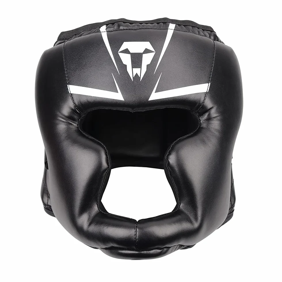LangRay Kask bokserski z siatką do kickboxingu, sparingu, karate i taekwondo