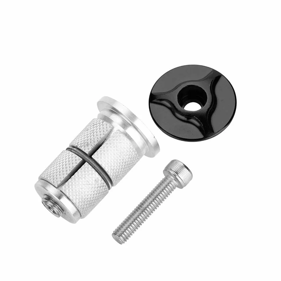 Alomejor Rowerowy zestaw słuchawkowy ze stopu aluminium 1 cal 24,5 mm 1,25 cala 28,6 mm