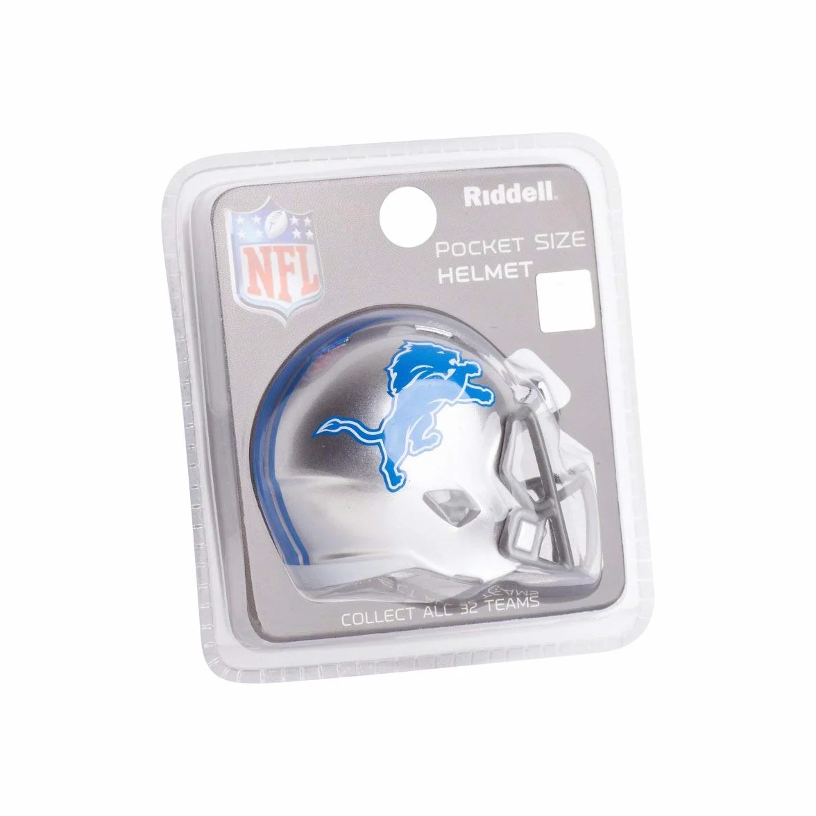 Riddell NFL Detroit Lions kask Pocket Pro, jeden rozmiar, kolor drużynowy