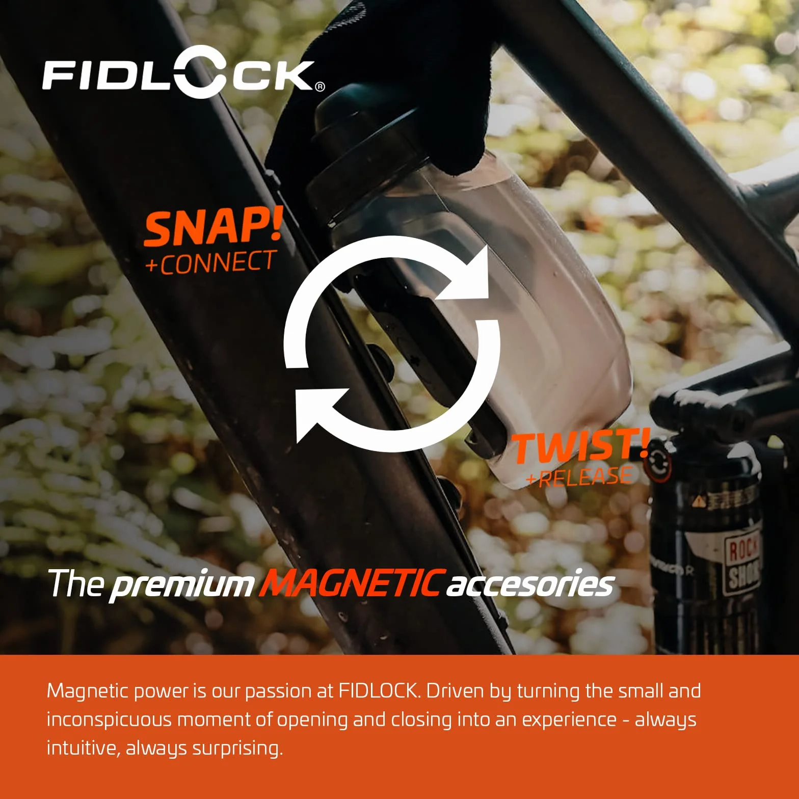 Fidlock Butelka 450 i baza rowerowa