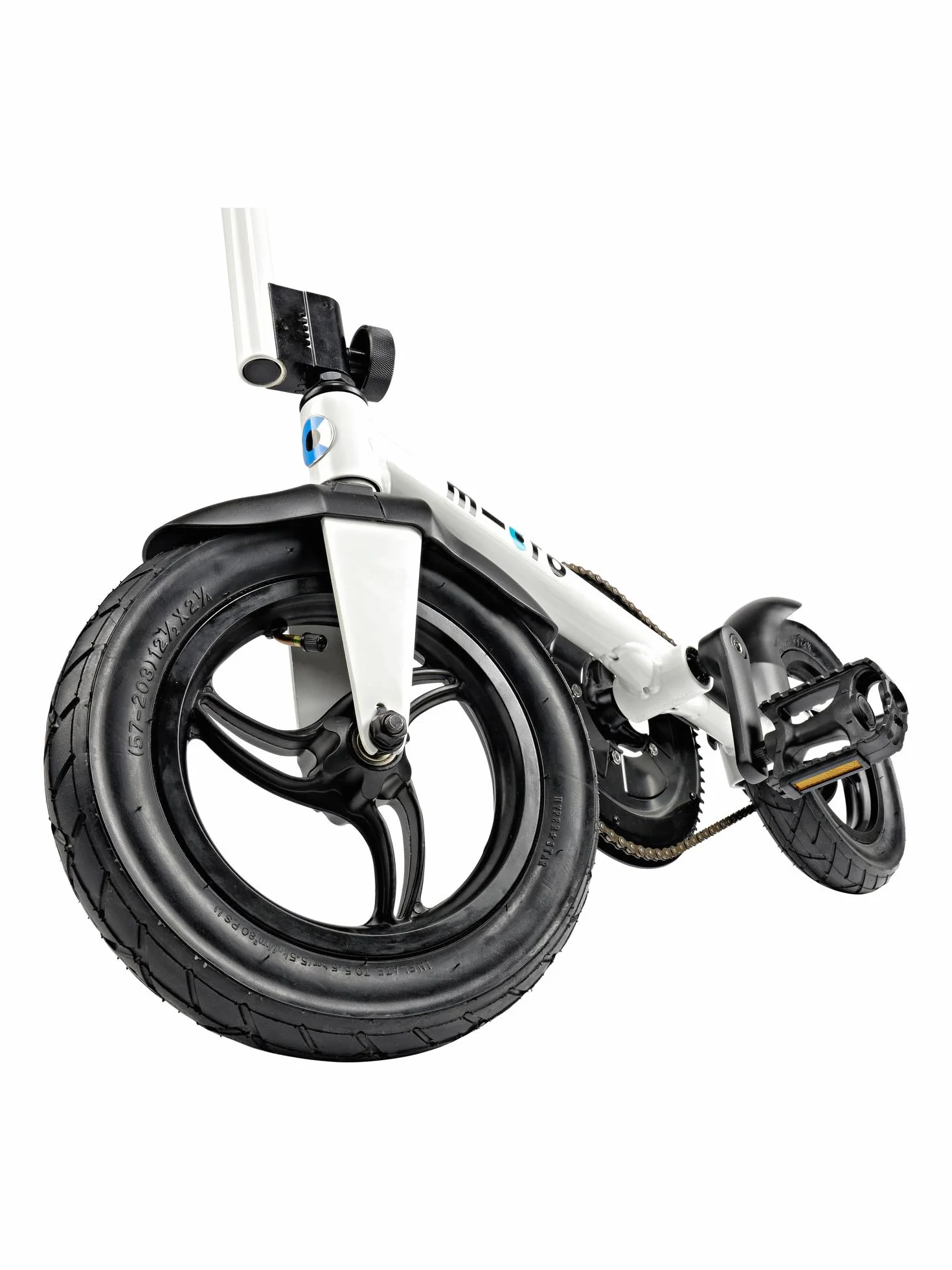 Składana hulajnoga hybrydowa Micro Pedal Flow lekka dla dorosłych