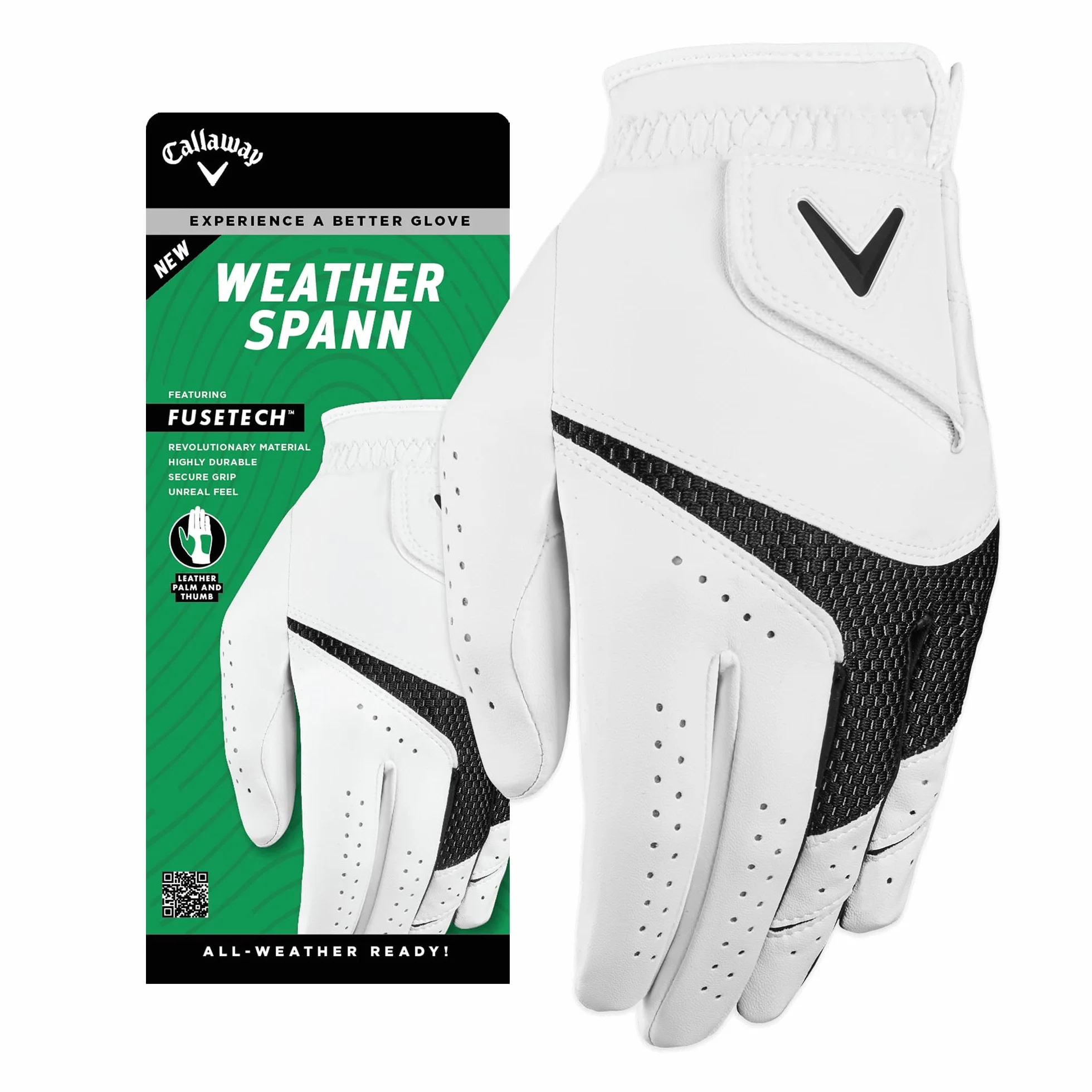 Callaway Rękawica golfowa Weather Spann 2023, biała