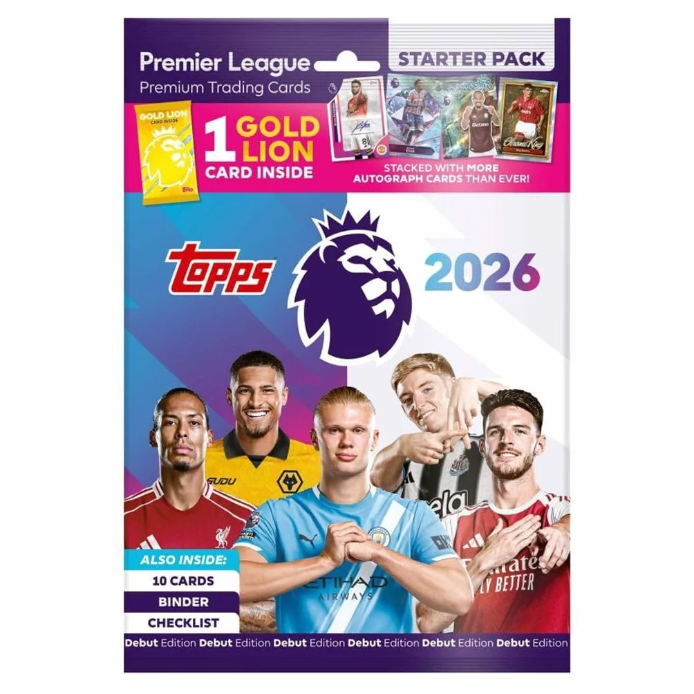 Topps Karty kolekcjonerskie Premier League 2025/26 Starter Pack