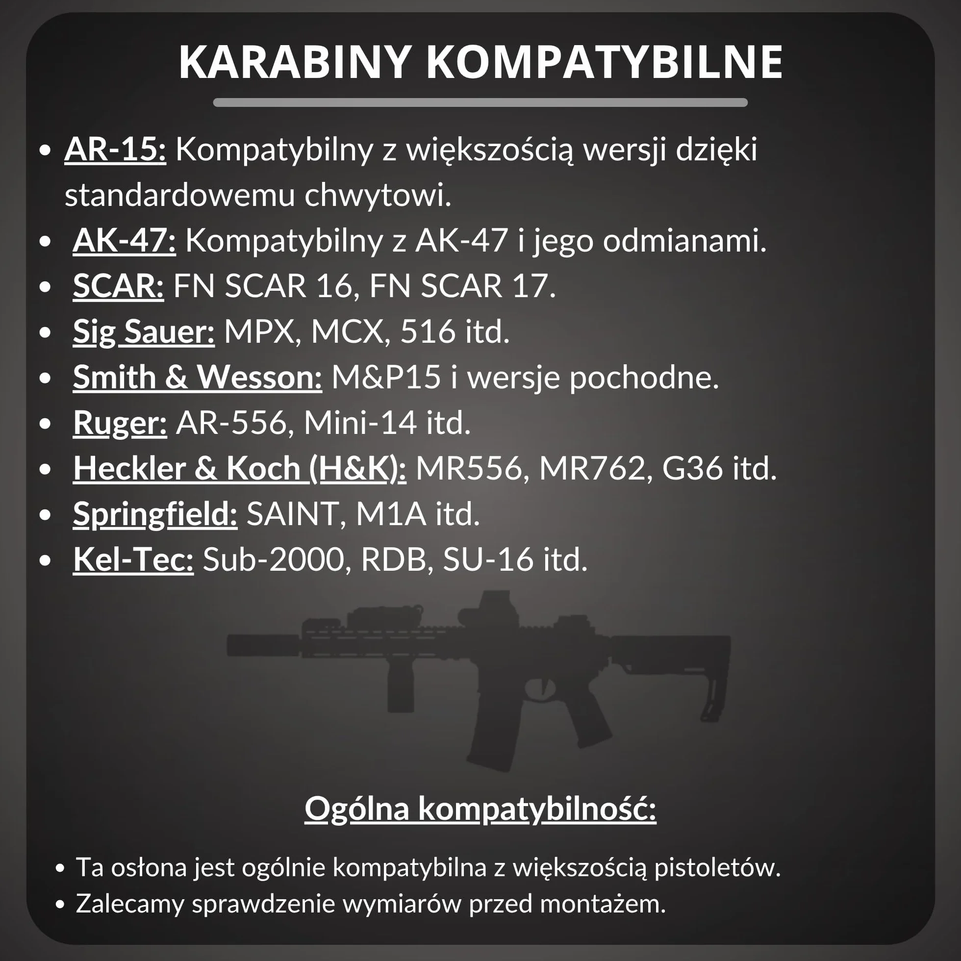 Gumowa Osłona Chwytu Airsoft Silikonowy Grip Antypoślizgowy do Pistoletu i Karabinu