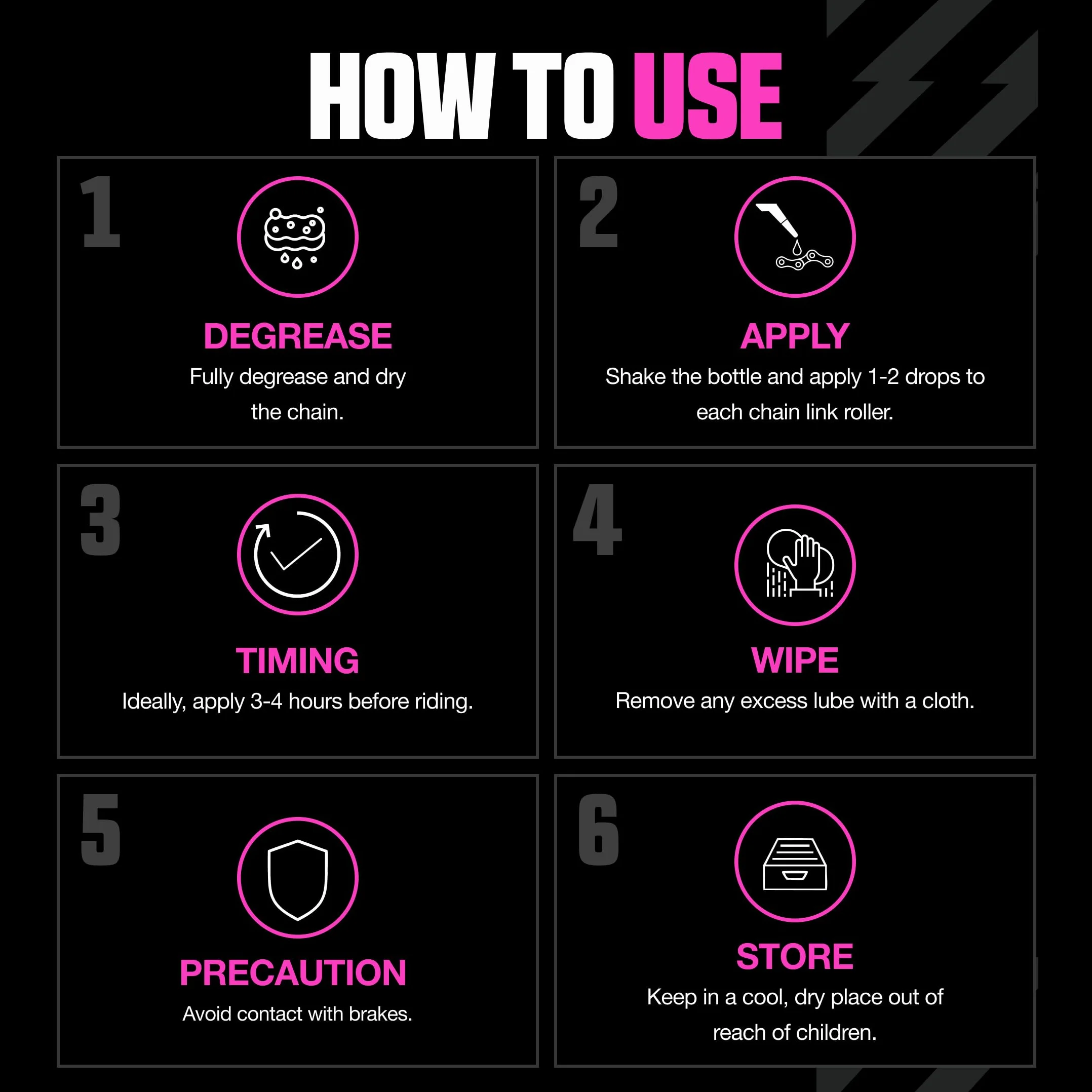 Muc-Off All-Weather Chain Lube, 50ml – Smar do Łańcucha Rowerowego, Olej do Łańcucha Rowerowego, Olej do Smarowania Łańcucha – Biodegradowalny Olej do Łańcucha do Każdych Warunków Pogodowych