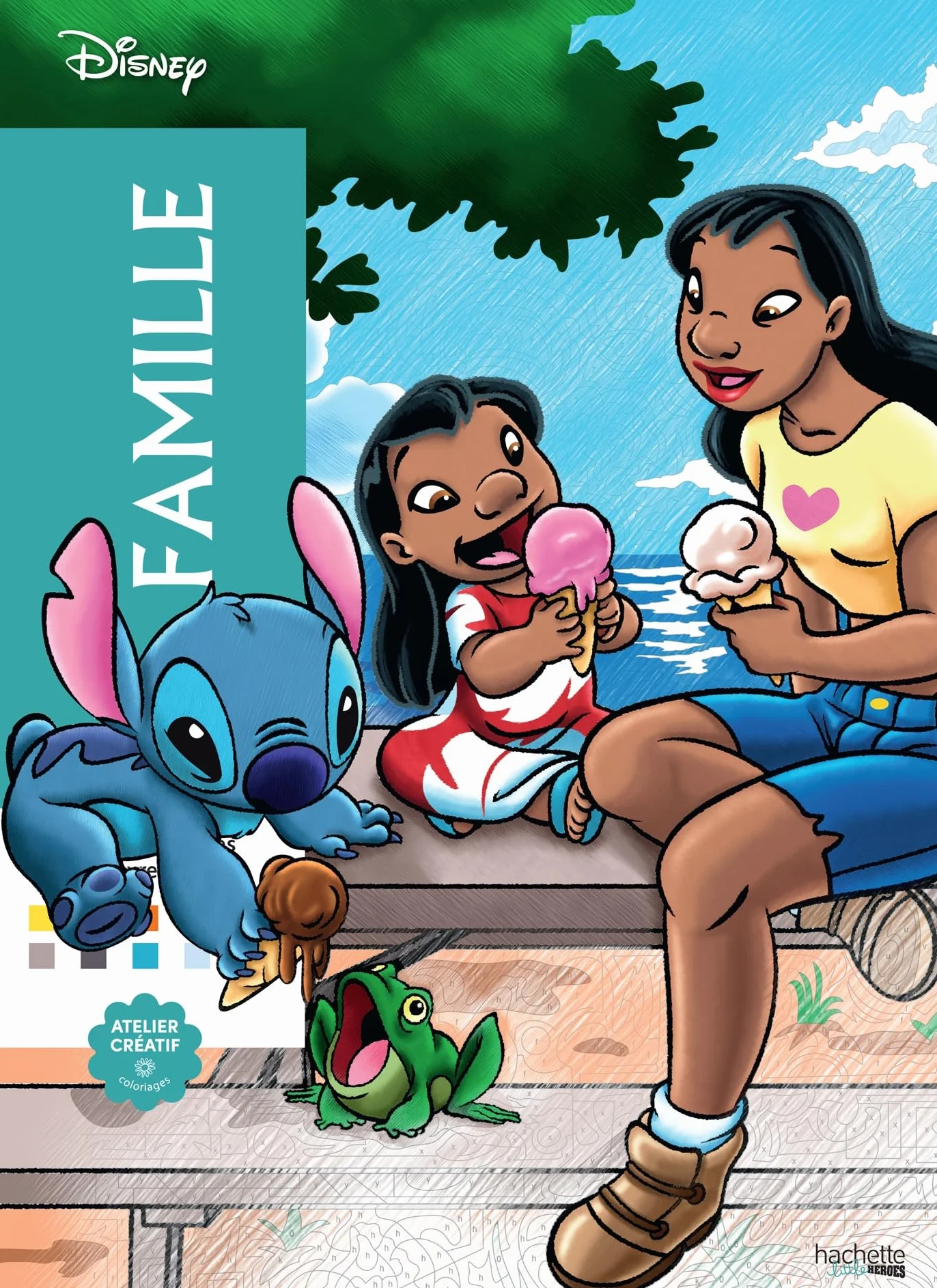 Coloriages mystères Disney - Famille