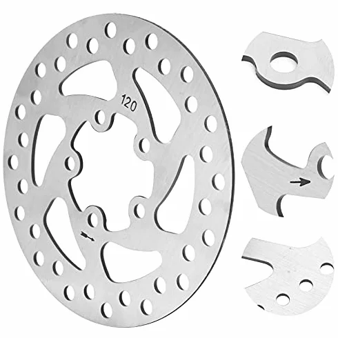 Tarcza Hamulcowa E-skuter, 120 Mm 5 Otworów Tarcza Hamulcowa ze Stali Nierdzewnej do Skutera Elektrycznego M365/PRO/PRO2