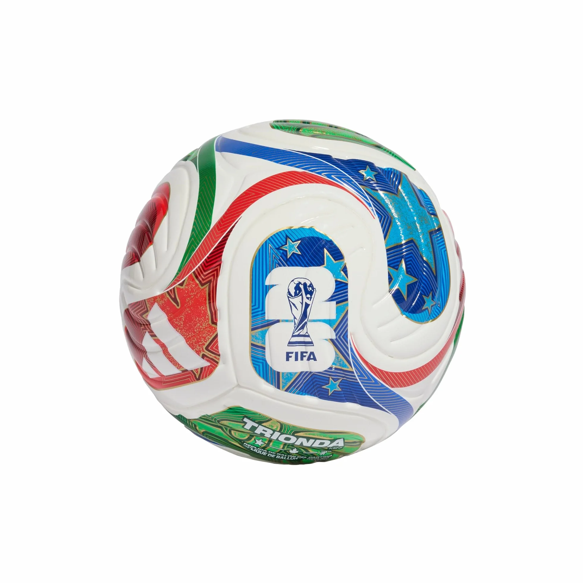 Adidas Mini Trionda 2026 World Cup Unisex Piłka Nożna Biały 1