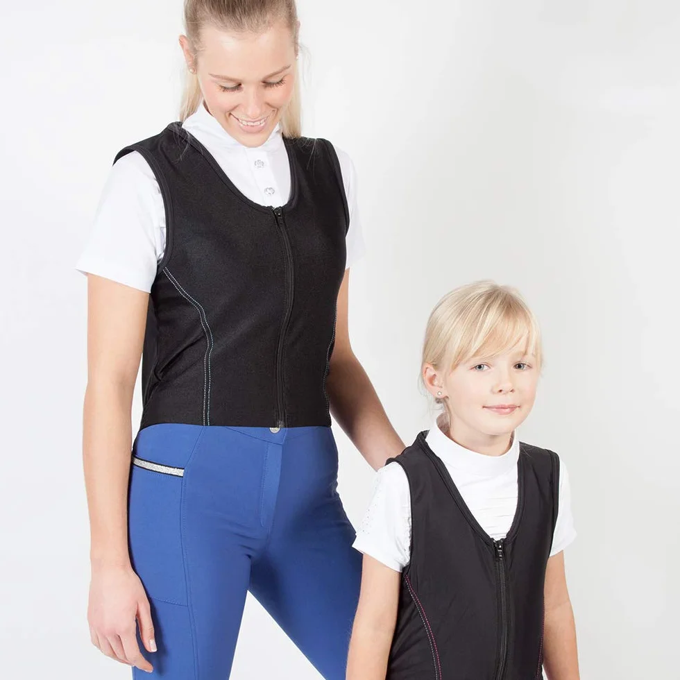 PFIFF 102842 "Anioł Stróż" ochraniacz na plecy dla dzieci, rozmiar XL, czarny/różowy