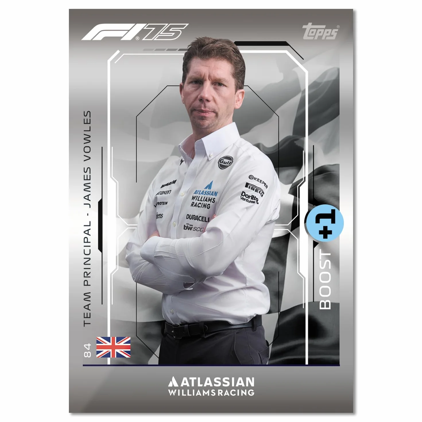 Topps Turbo Attax Formula 1 2025 – Diamond Edition Mega Tin – zawiera 66 kart, w tym 6 kart LE i 5 ekskluzywnych elementów. Legend Relics w puszkach na szczęście