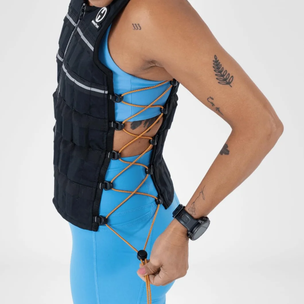 Hyperwear Hyper Vest ELITE kamizelka obciążeniowa CORDURA® zamek błyskawiczny stalowe obciążniki do biegania