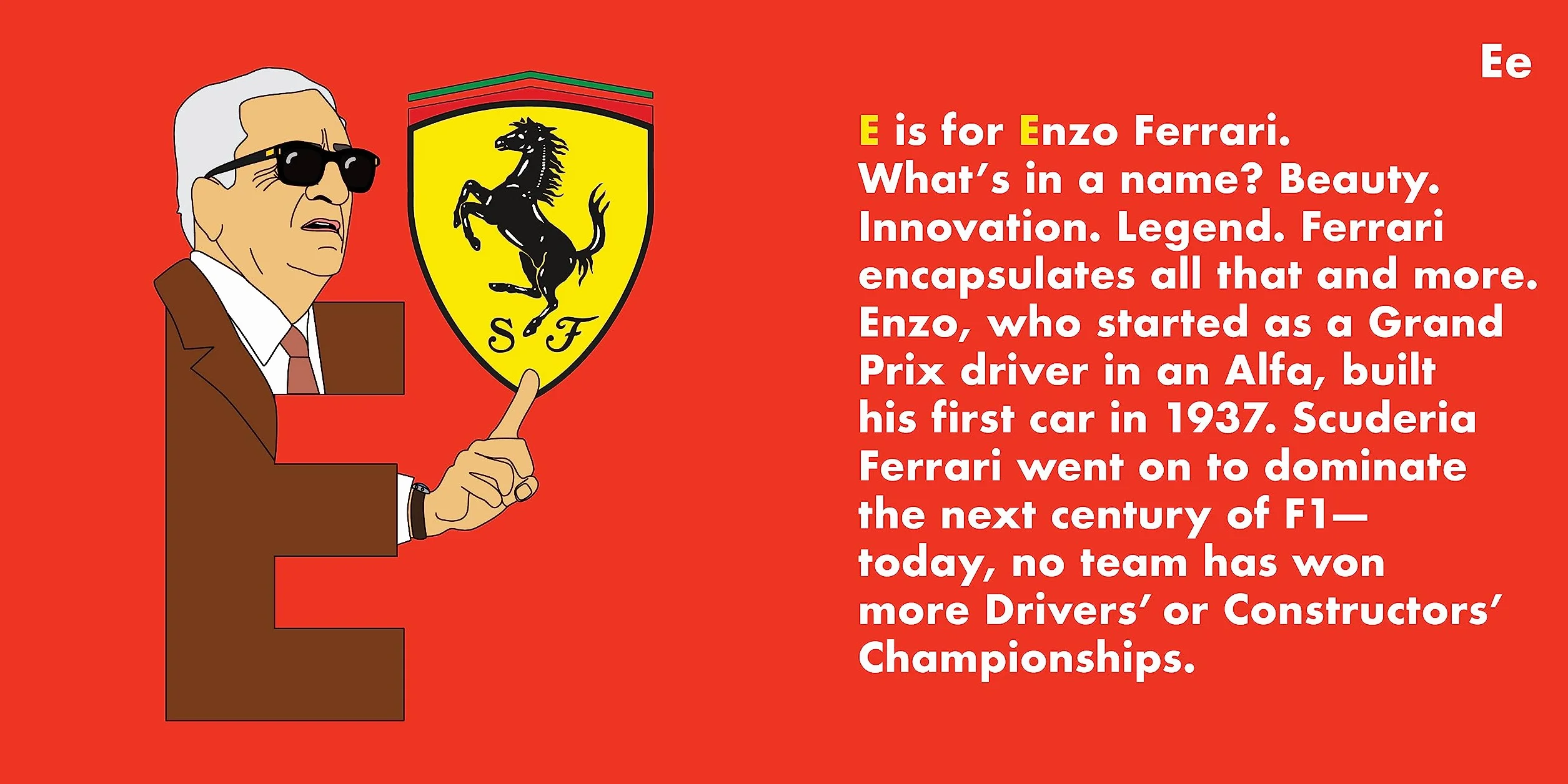 F1 Legends Alphabet
