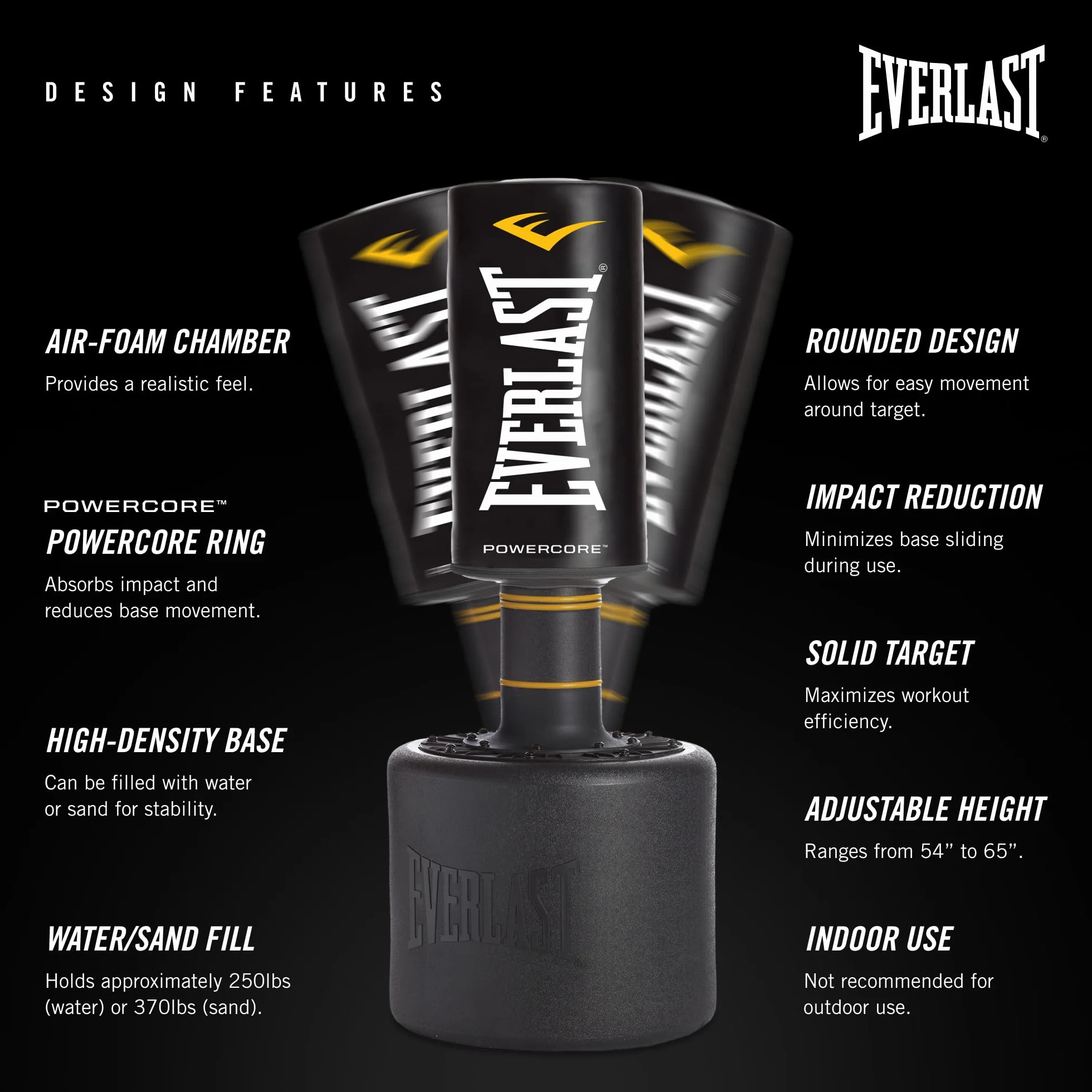 Everlast Wolnostojący worek bokserski Power Core