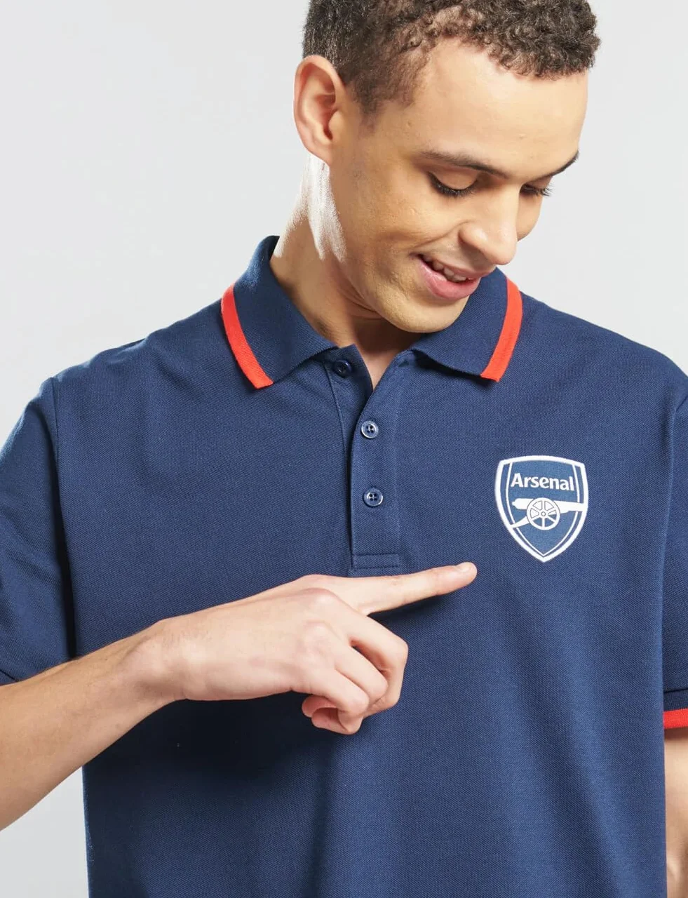Arsenal F.C. Koszulka polo z końcówką Arsenal Football Crest