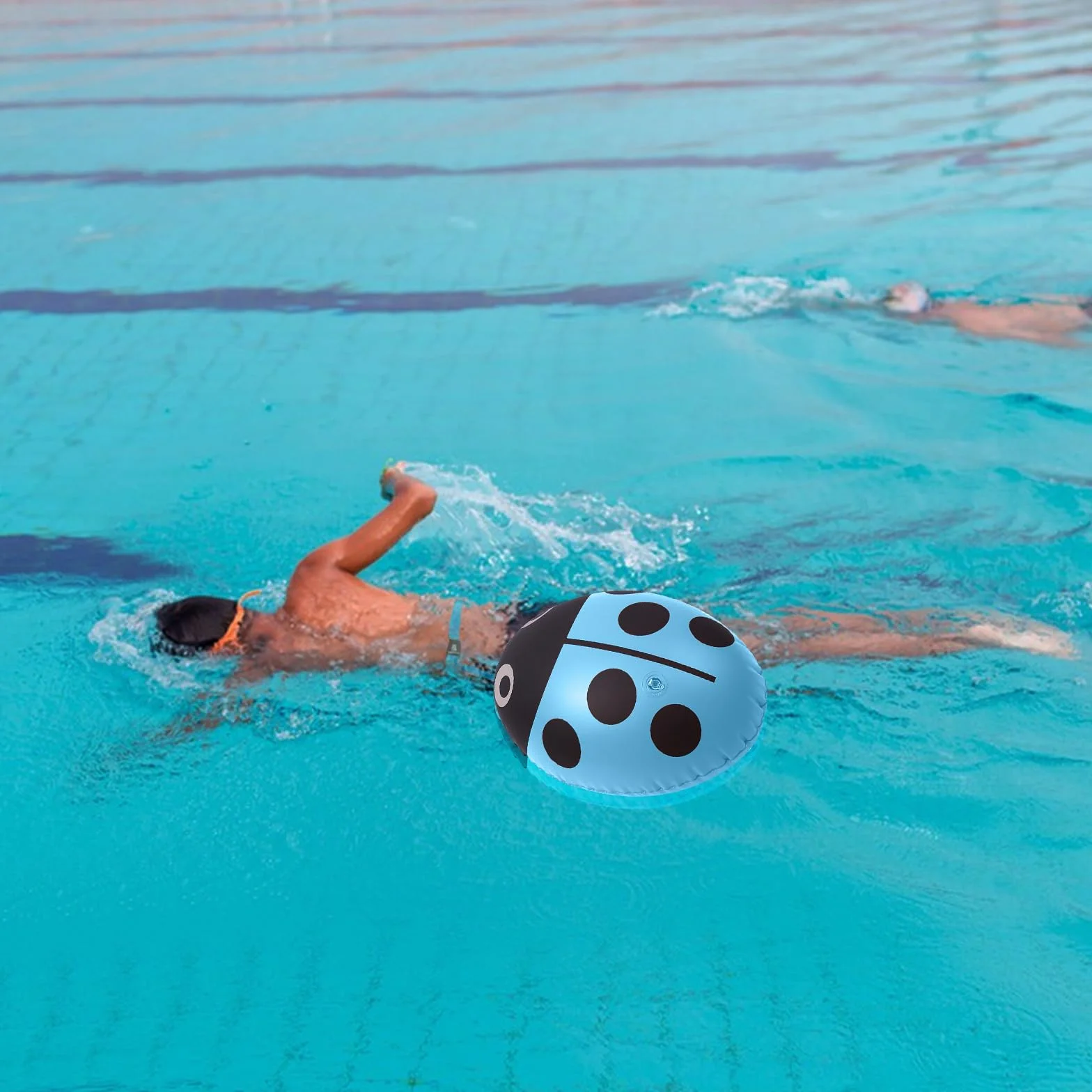 Nadmuchiwana boja pływacka do sportów wodnych na otwartą wodę