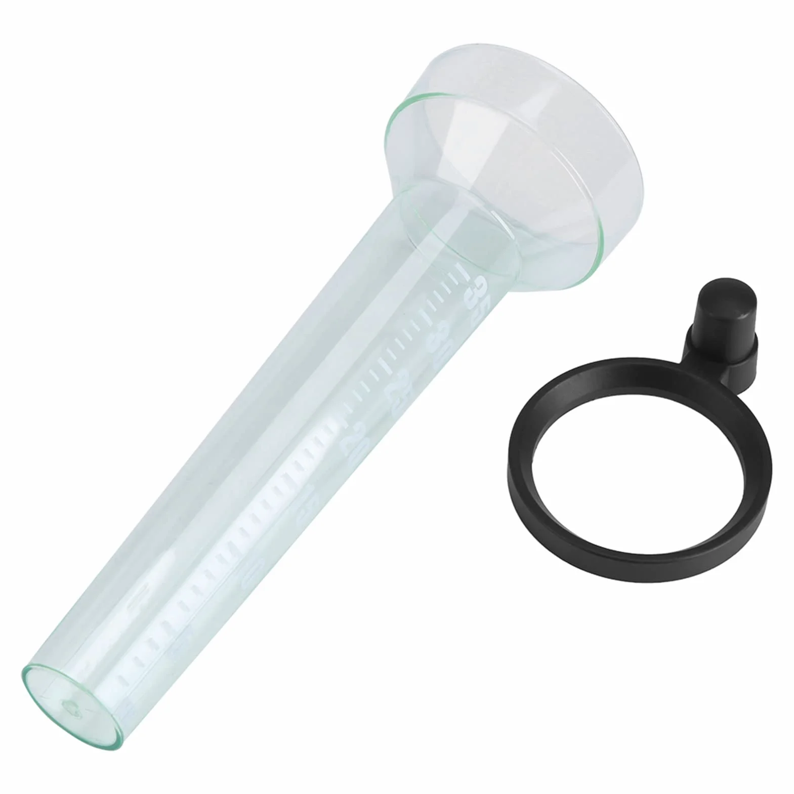 Deszczomierz Plastikowa Ogrodowa Rura Zewnętrzna Pojedynczy Deszczomierz 35Mm 35Mm pojemność Rura Podwórkowa Rura do Ogrodowa Deszczomierze