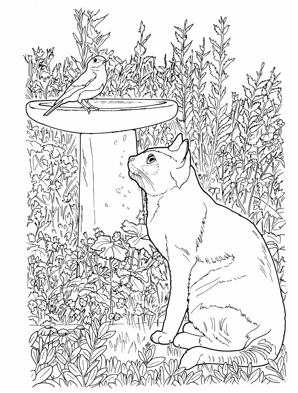 Creative Haven Lovable Cats and Dogs Coloring Book