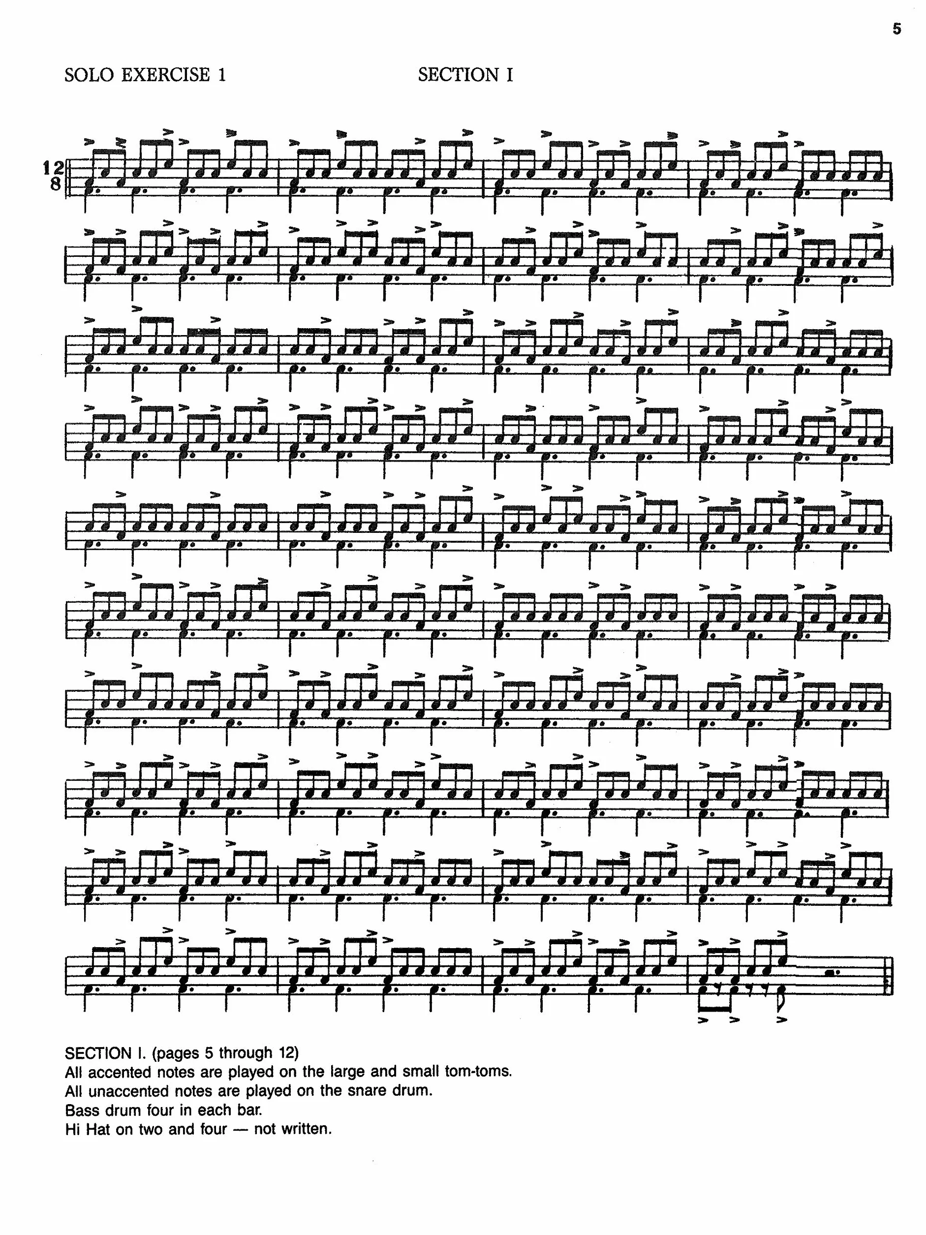 Syncopation No. 2: In the Jazz Idiom for the Drum Set