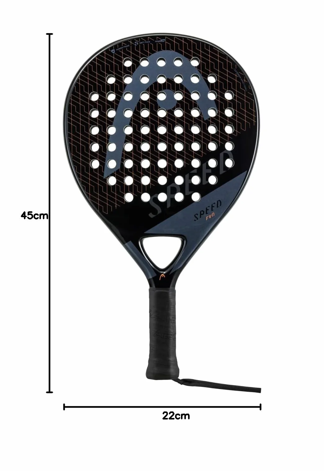 Rakieta Do Padla Evo Speed 2023, Czarna