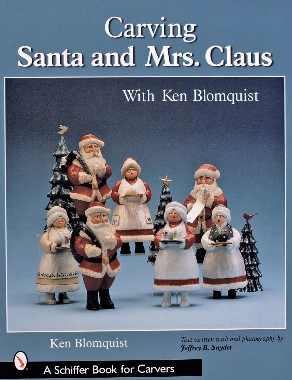 Carving Santa and Mrs. Claus