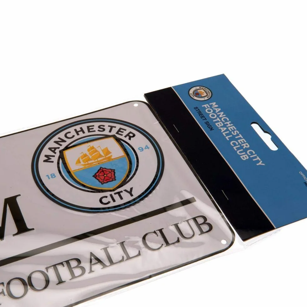 Manchester City Oficjalny znak uliczny - wielokolorowy