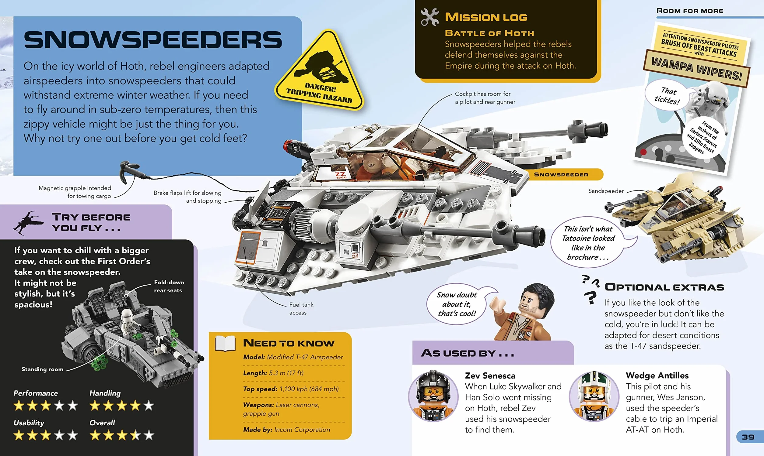 LEGO Star Wars Awesome Vehicles: With Poe Dameron Minifigure and Accessory