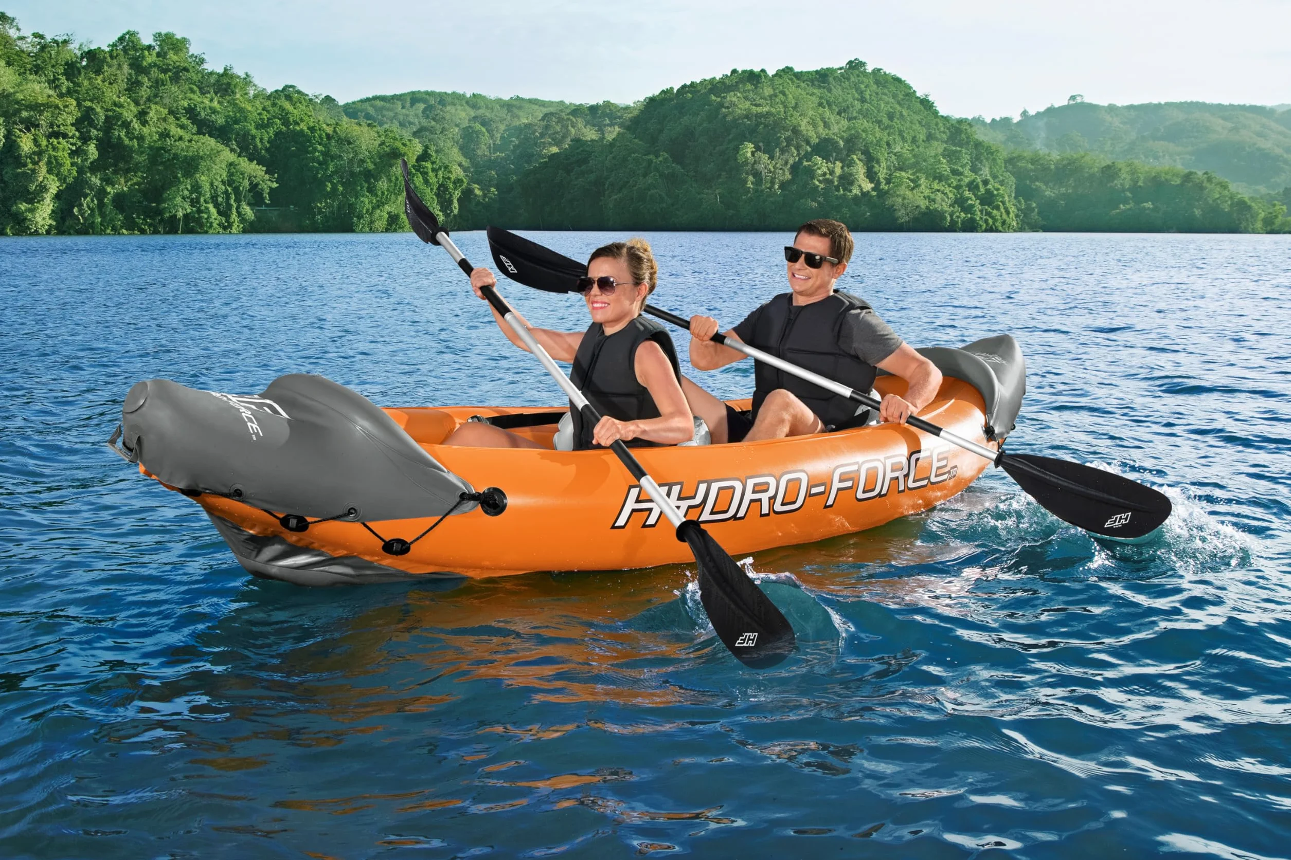 Bestway Hydro-Force Rapid X2 Kajak dwuosobowy zestaw nadmuchiwany z pompką