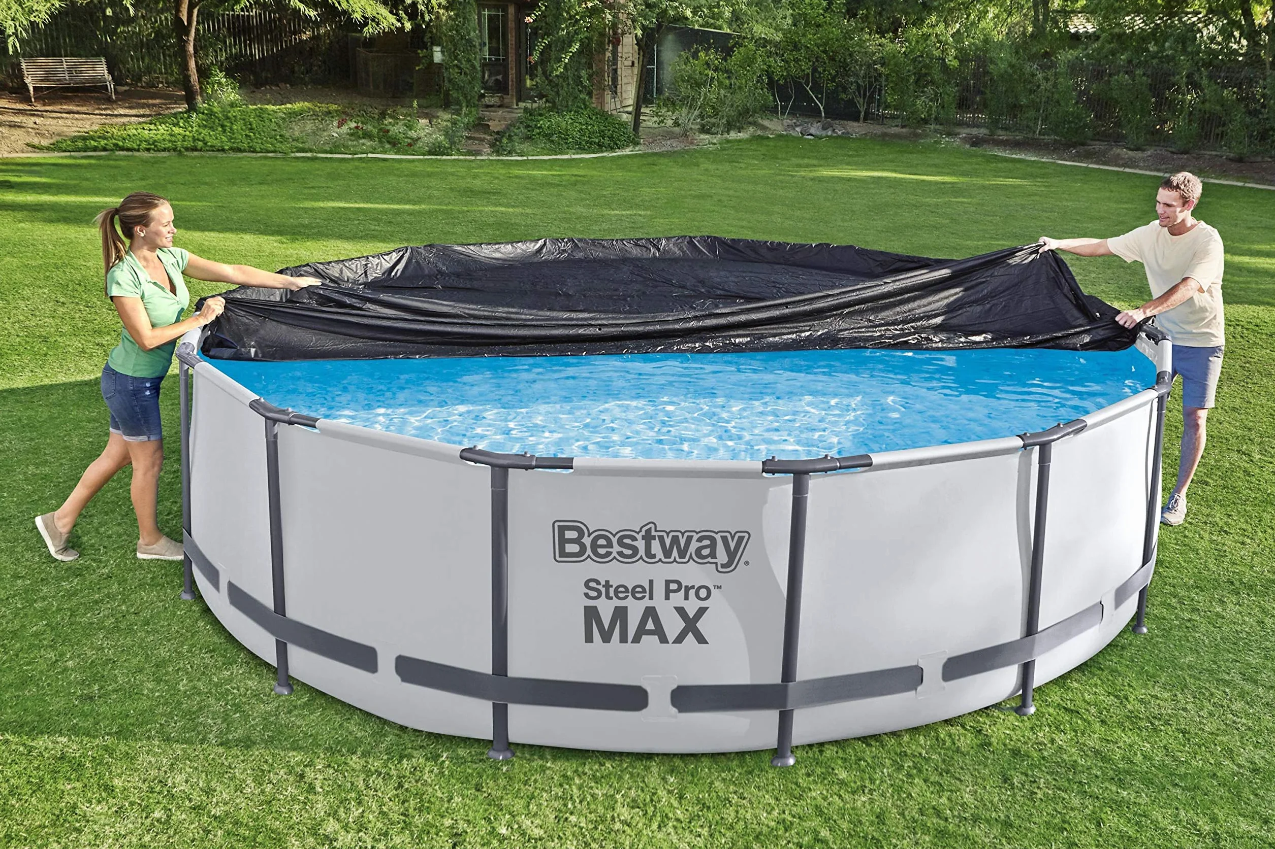 Bestway Flowclear pokrowiec na basen do stalowych Pro Max okrągłe baseny, 30 m