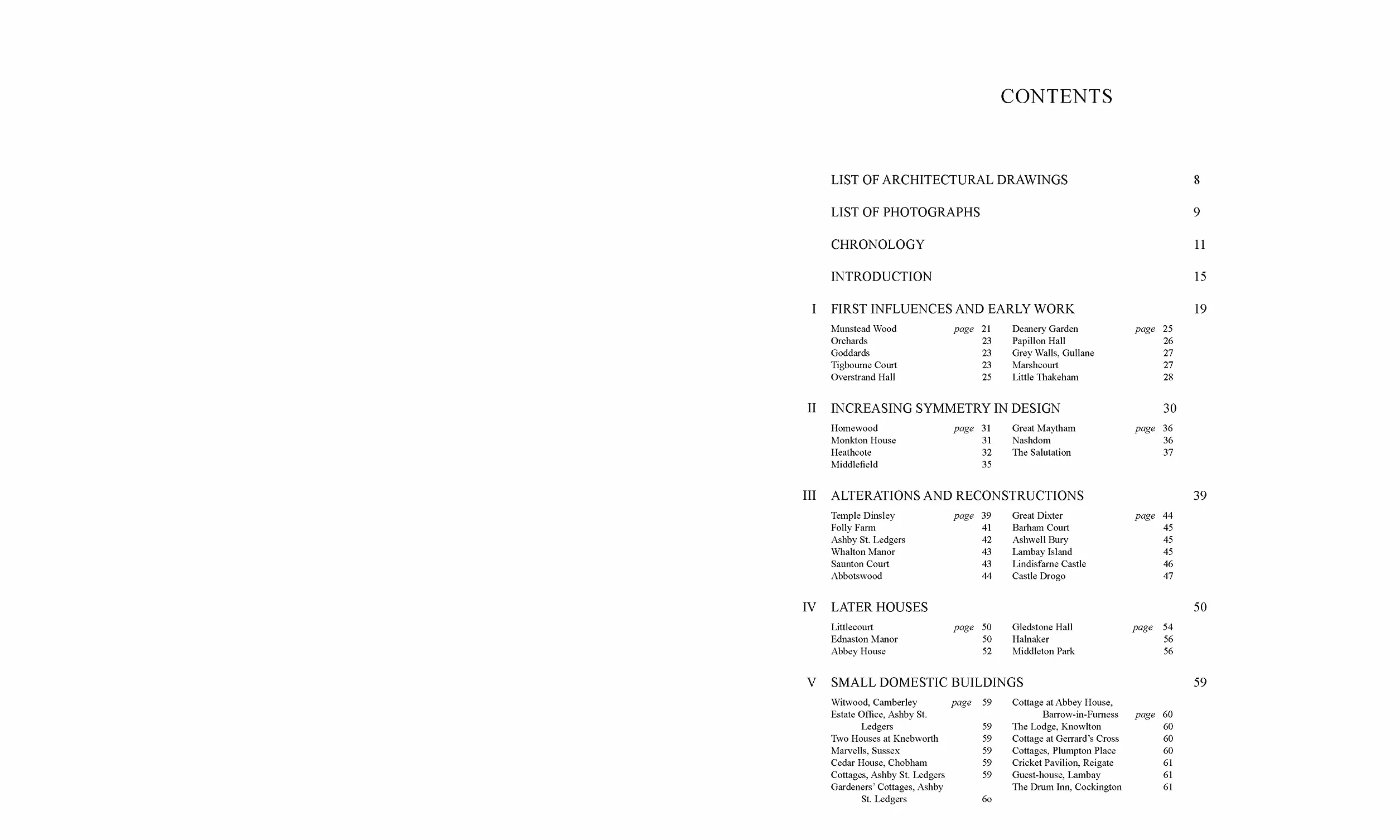 Architecture of Sir Edwin Lutyens, The: The Country Houses /anglais: Volume 1: Country-Houses