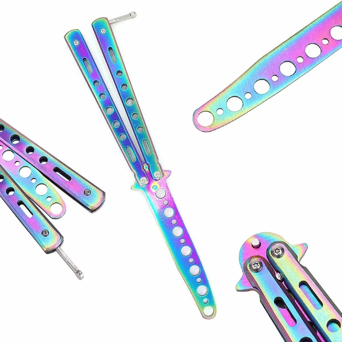 Butterfly Trainer Knife, Nóż Treningowy Balisong, Nieostry, dla Początkujących