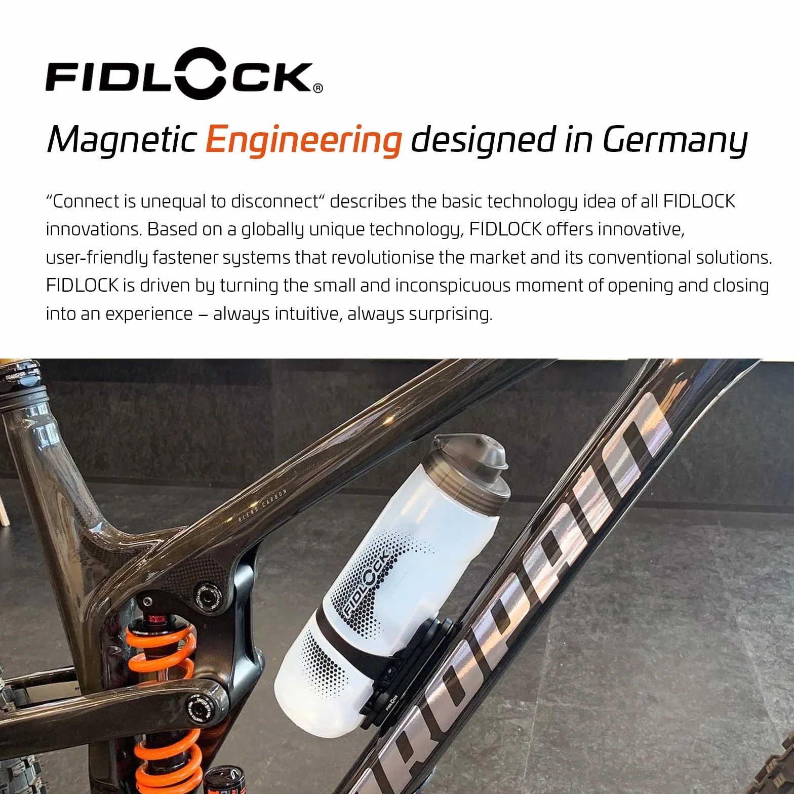 Fidlock Twist 800 Butelka + baza rowerowa