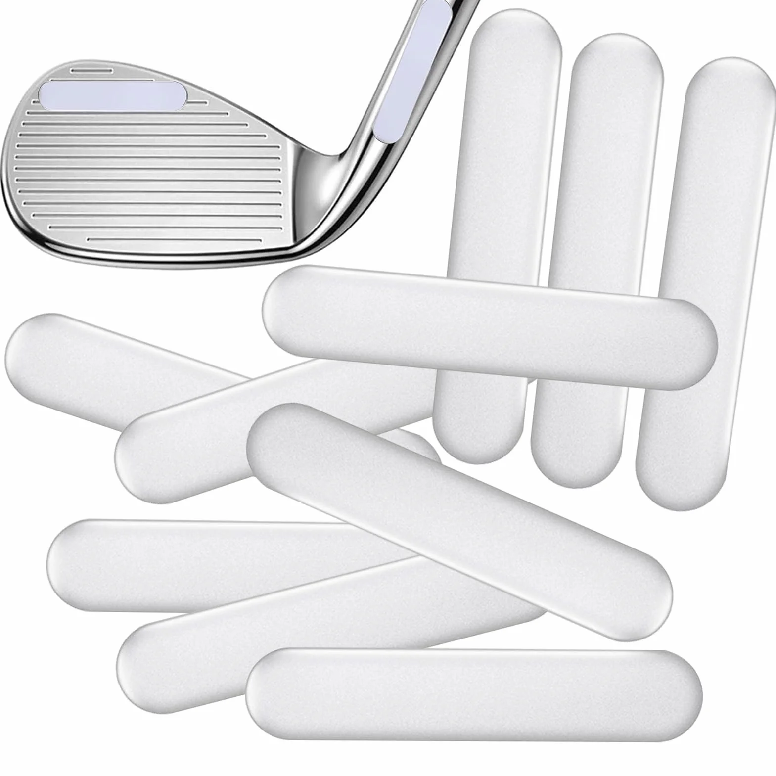Genérico Taśma ołowiowa do kijów golfowych - paski obciążeniowe do kijów golfowych - zestaw 10 sztuk regulacja masy naprawczej uchwyt zewnętrzny rakieta żelazna łopata kulkowa
