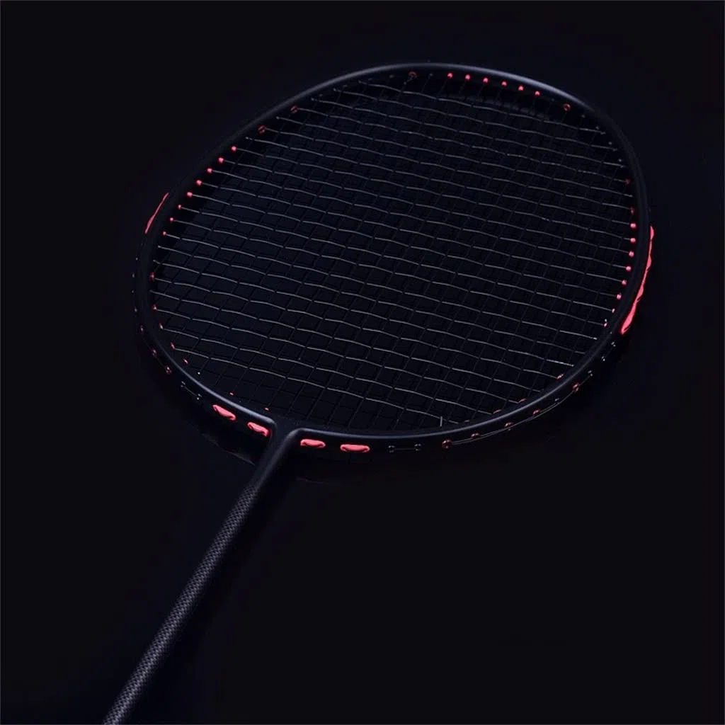 6U Full Carbon Badminton Racket -light 72g Racket Adult Training Entertainment Badminton Single Shot(A)