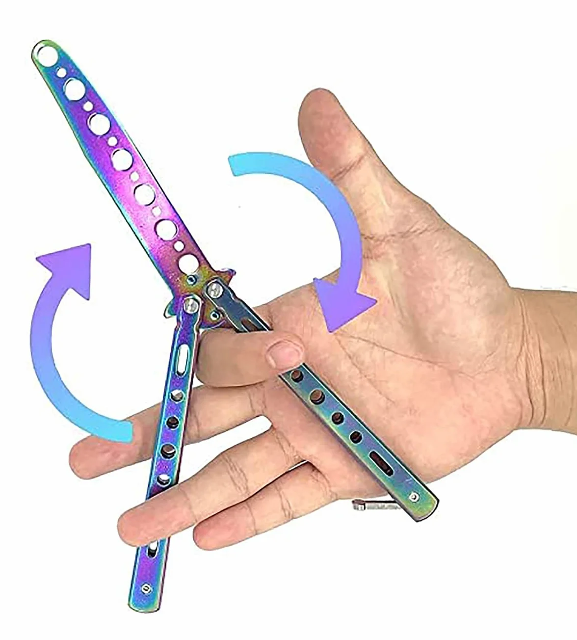Butterfly Trainer Knife, Nóż Treningowy Balisong, Nieostry, dla Początkujących