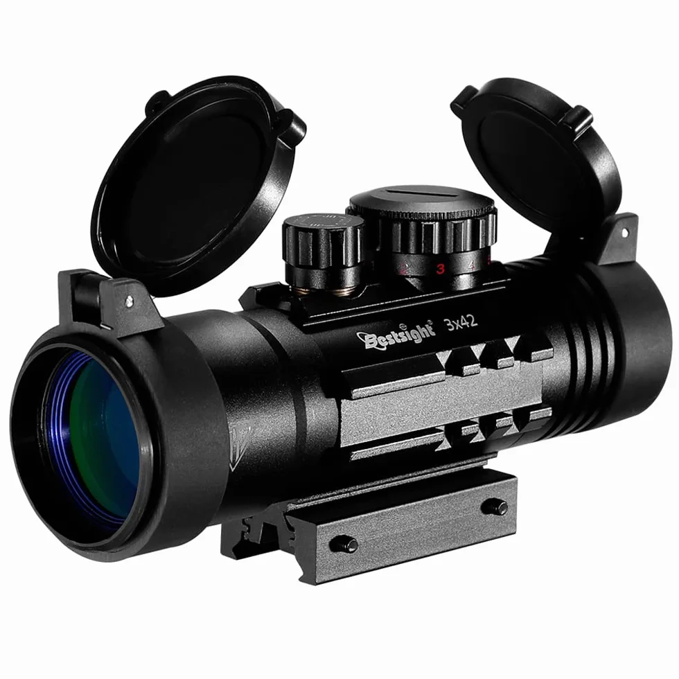 Paike Lunety celownicze 3x42mm kolimator z szyną montażową 11mm/20mm